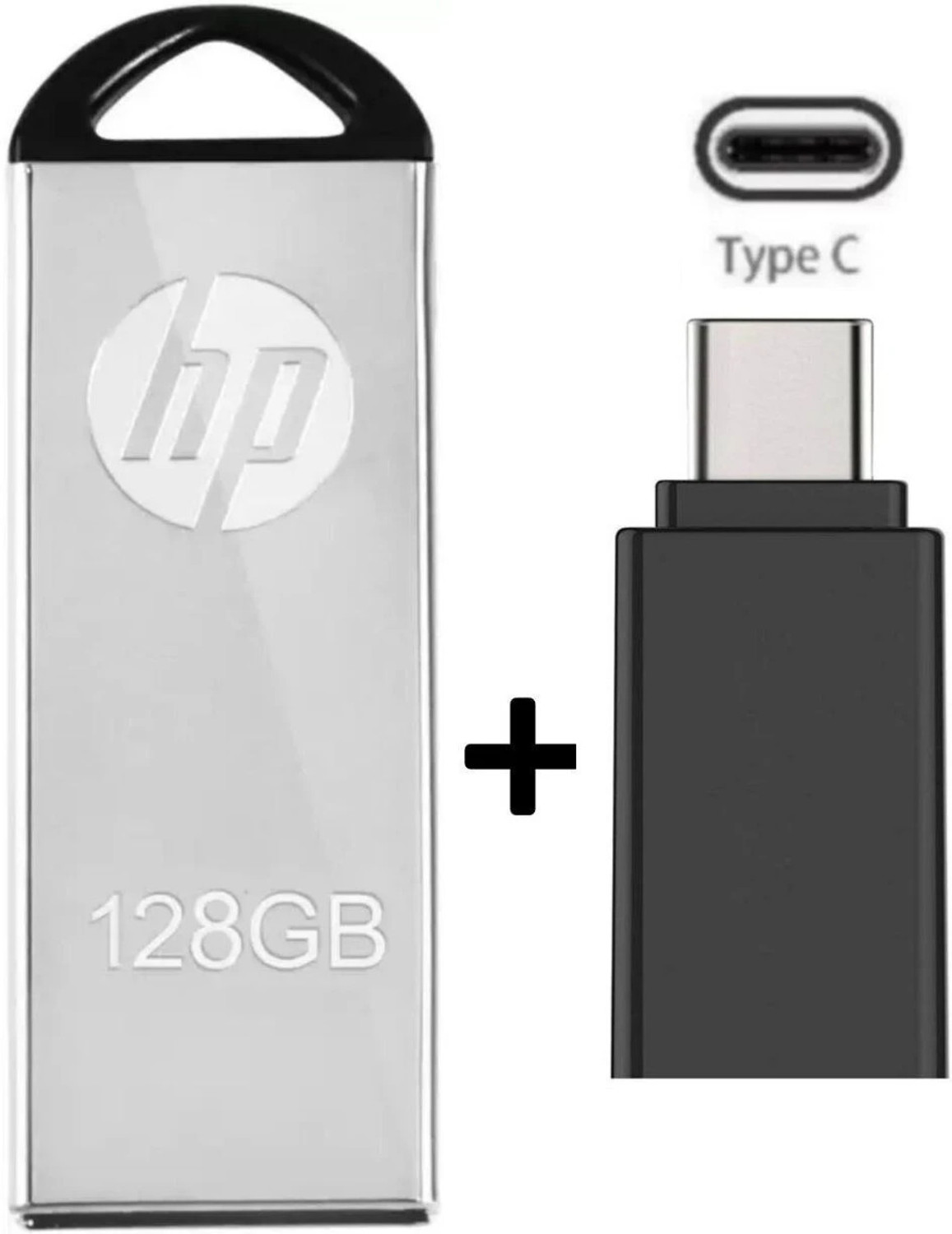 HP v220m 128 GB Pen Drive Compatible with Audio Player, Desktop Comput