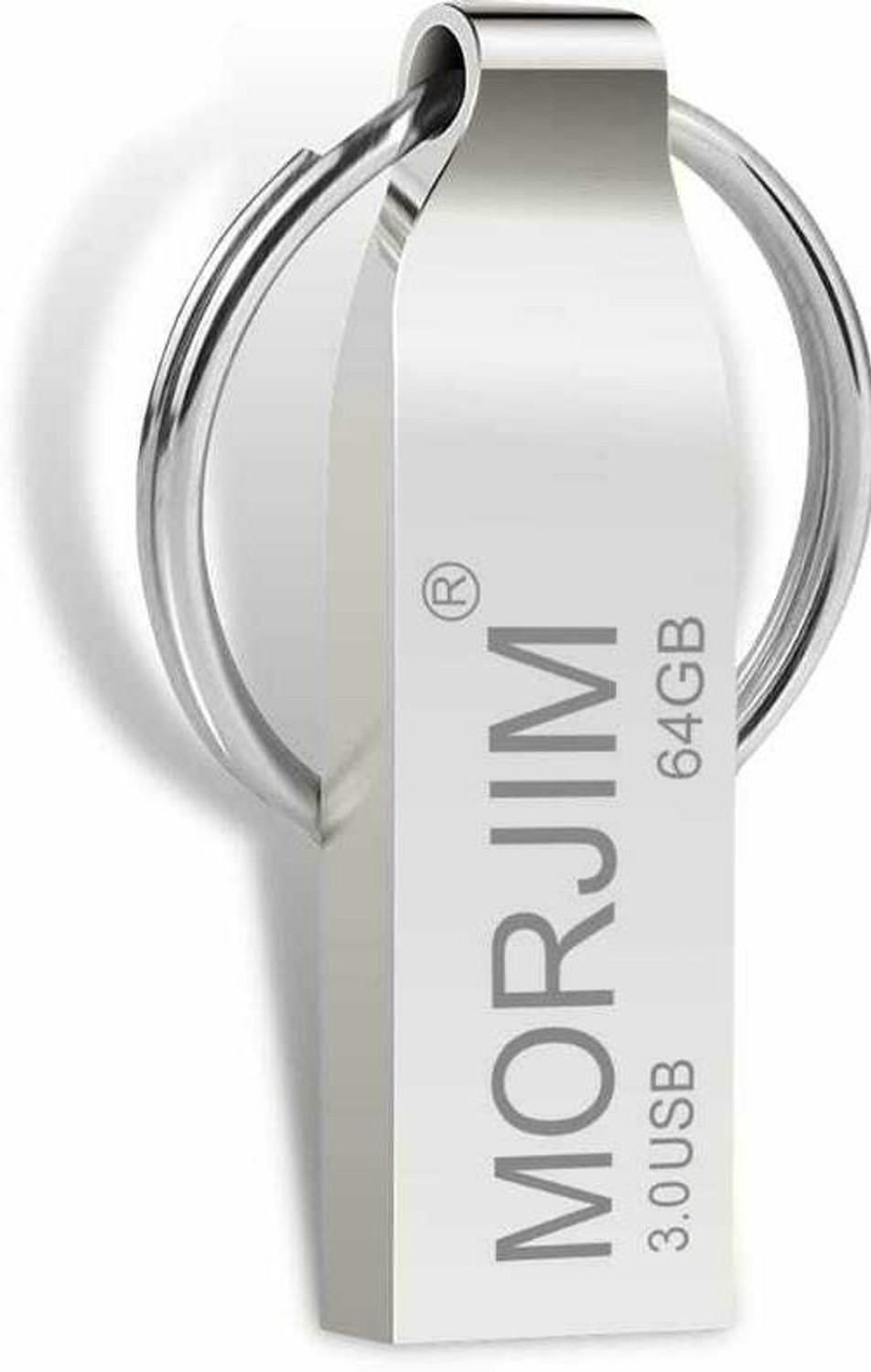Image of morjim PENDRIVE 3.0 [64 gb] 16 GB Pen Drive Compatible with Gaming Console, Desktop Computer, Laptop, Mobile, Netbook USB 3.0 Metal Case (Grey)