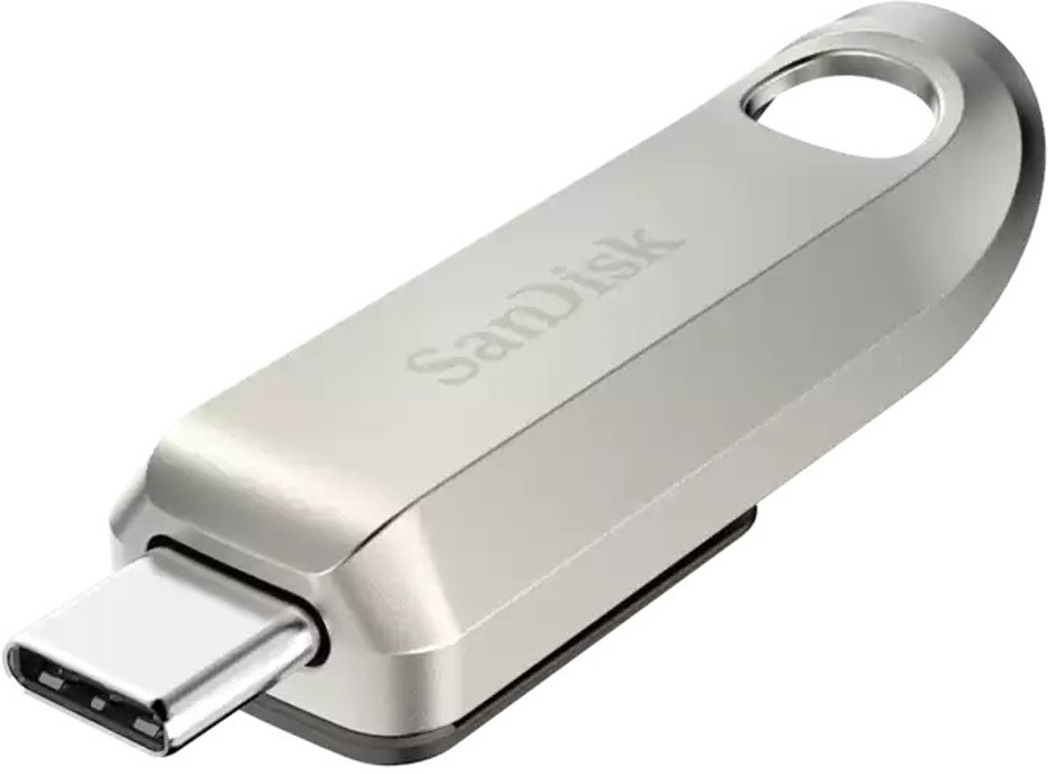 Image of Getmor computer and mobile storage type-C and usb type-A 2 TB OTG Drive Compatible with Desktop Computer, Laptop, Mobile, Television, Audio Player USB 3.0 Metal Case (Silver, Type C)