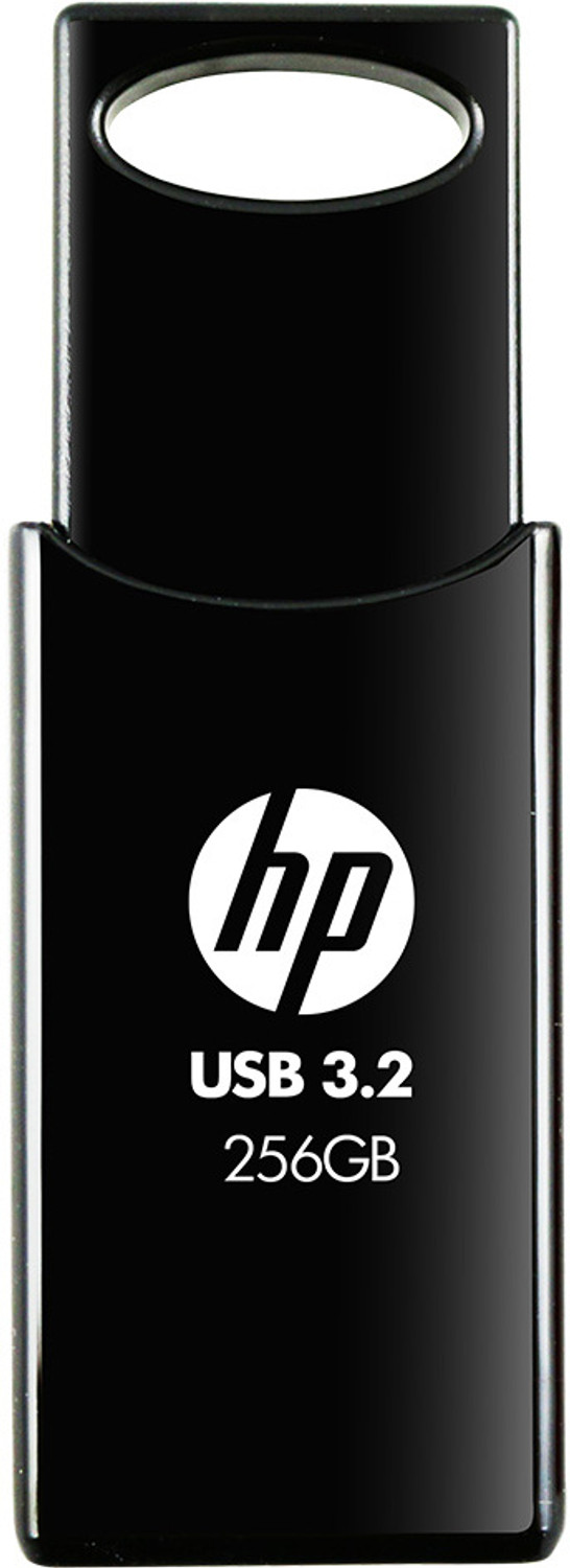 HP 712w 256GB USB 3.2 Flash Drive – Black, Fast Transfer