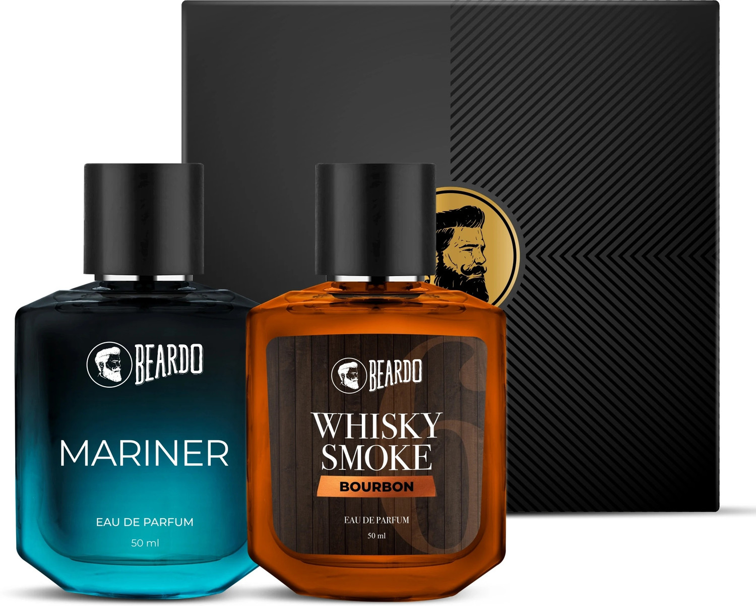 BEARDO Whisky Smoke Bourbon EDP & Mariner EDP Perfume Set Perfume - 10