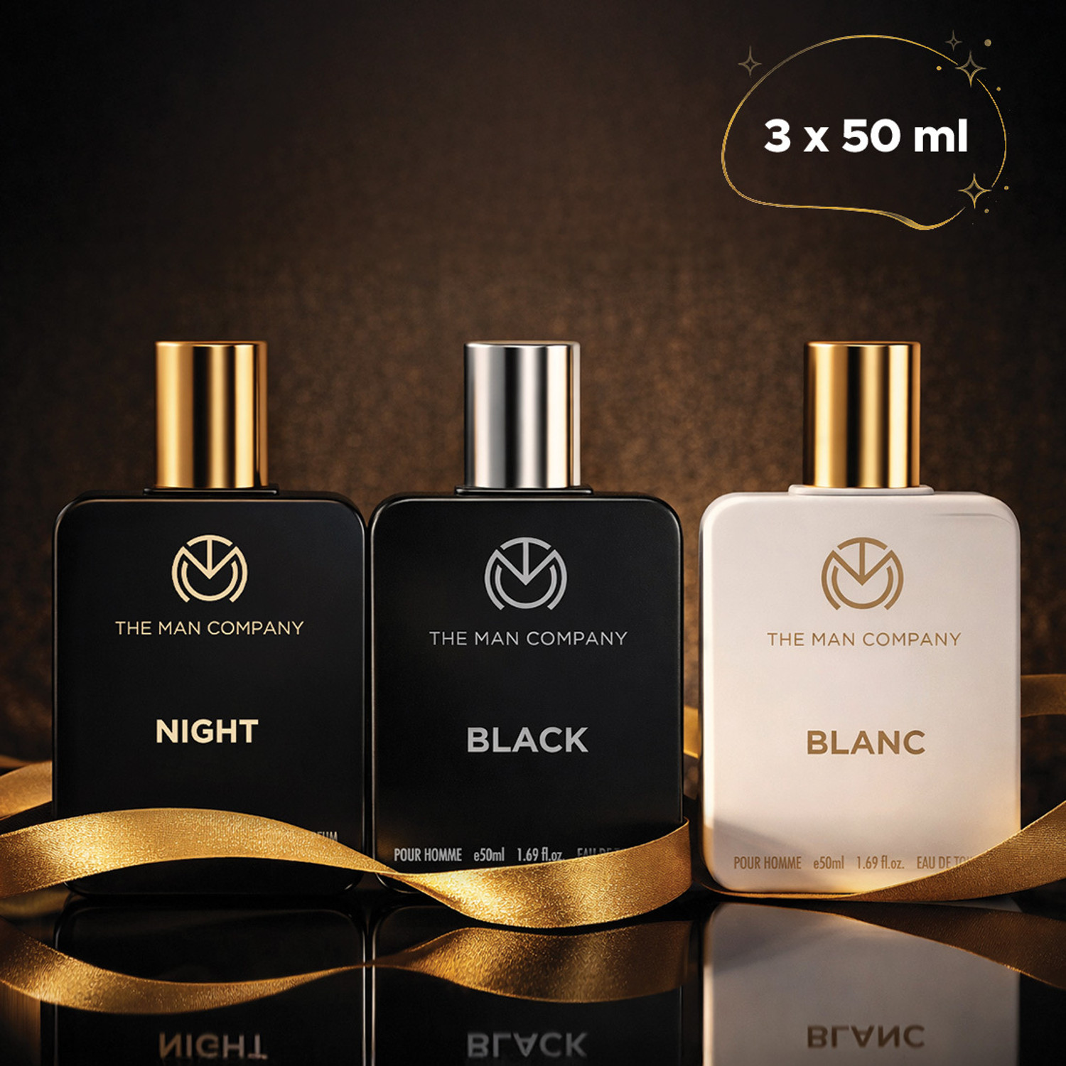 THE MAN COMPANY Gentlemans Signature Trio | Long-Lasting Perfume Combo For Men Perfume - 150 ml