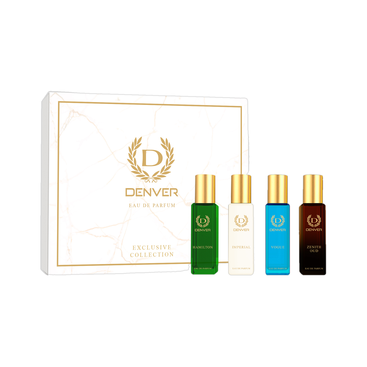 DENVER Luxury Collection Unisex Gift Pack (20ml x 4) Perfume - 80 ml