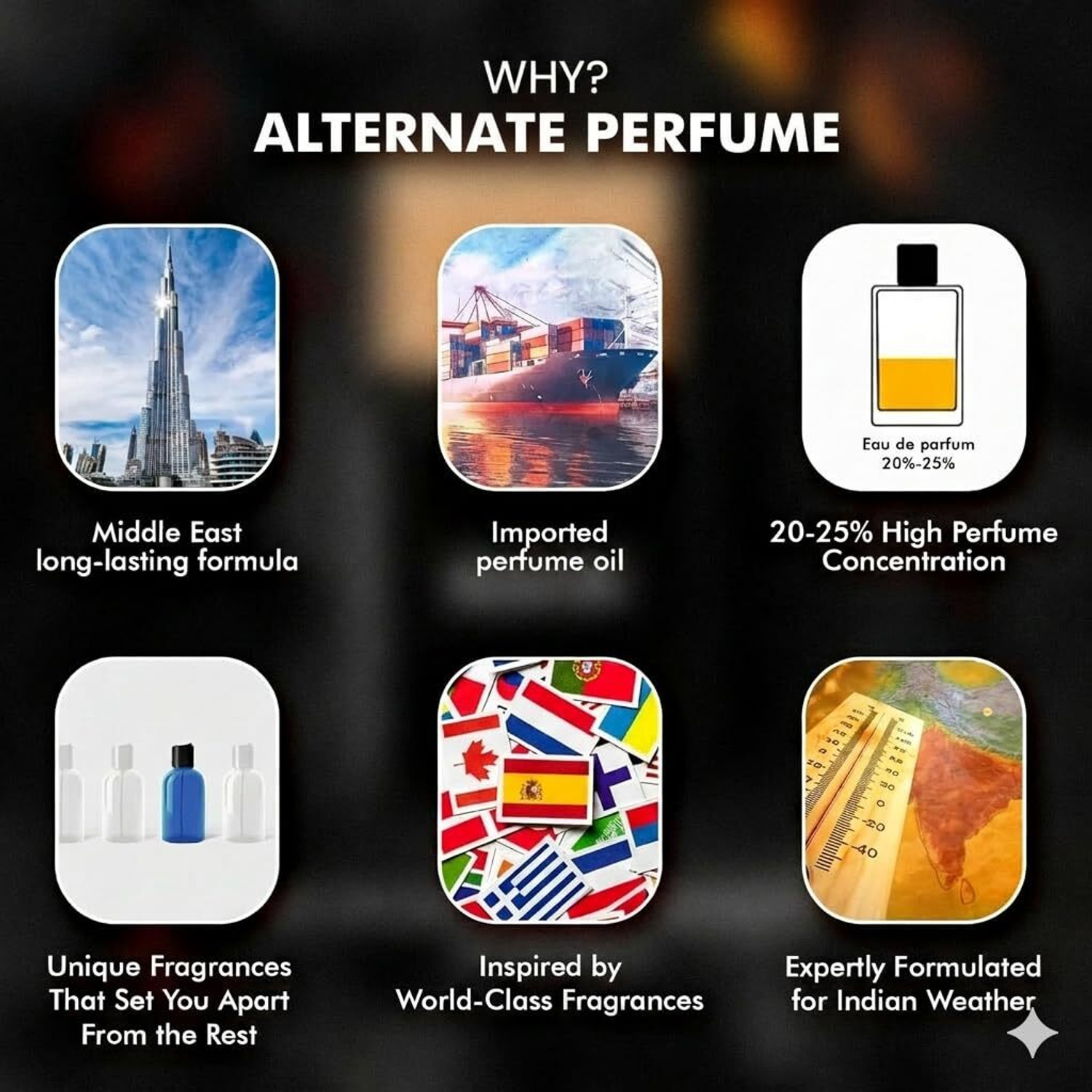 Image of Alternate perfume SY-RIO-N Long Lasting Perfume For Men |Strong&Long Lasting |Warm Spicy Sweet Extrait De Parfum - 50 ml (For Men)