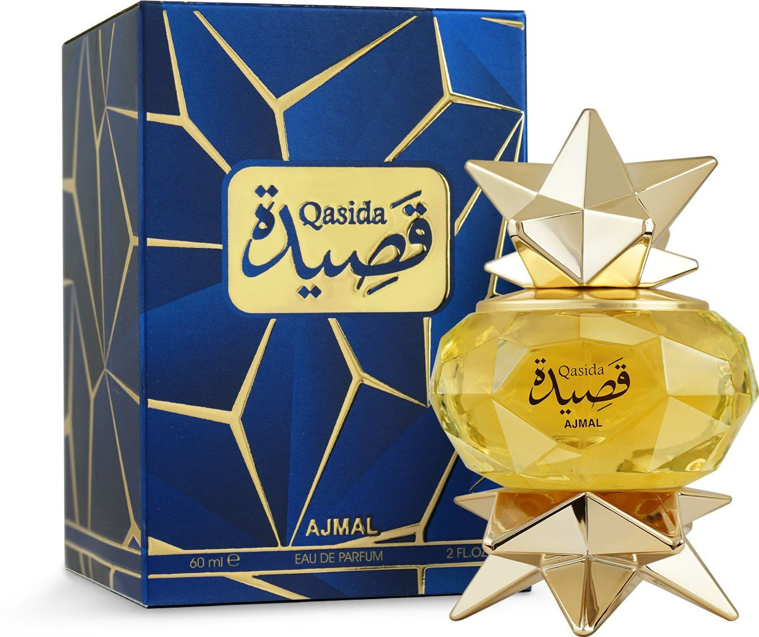 Image of Ajmal Qasida long lasting unisex perfume, gift set for men, women Eau de Parfum - 60 ml (For Men & Women)