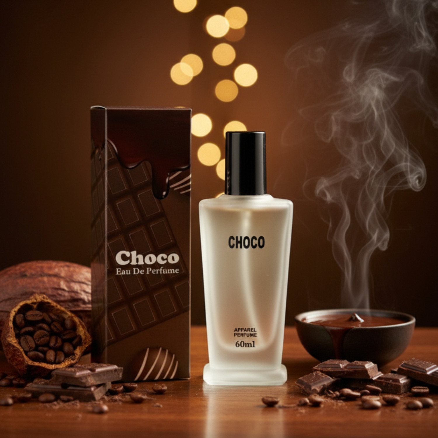Image of buewey Chocolate Choco Musk Best Long Lasting Chocolate Musk Perfume Eau de Parfum - 60 ml (For Men & Women)