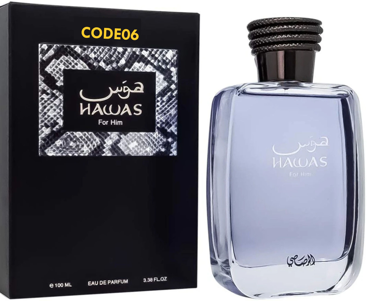 Image of code06 Hawas For Him Original Luxurious 50 ml Premium Eau de Parfum - 50 ml (For Men) Eau de Parfum - 100 ml (For Men & Women)
