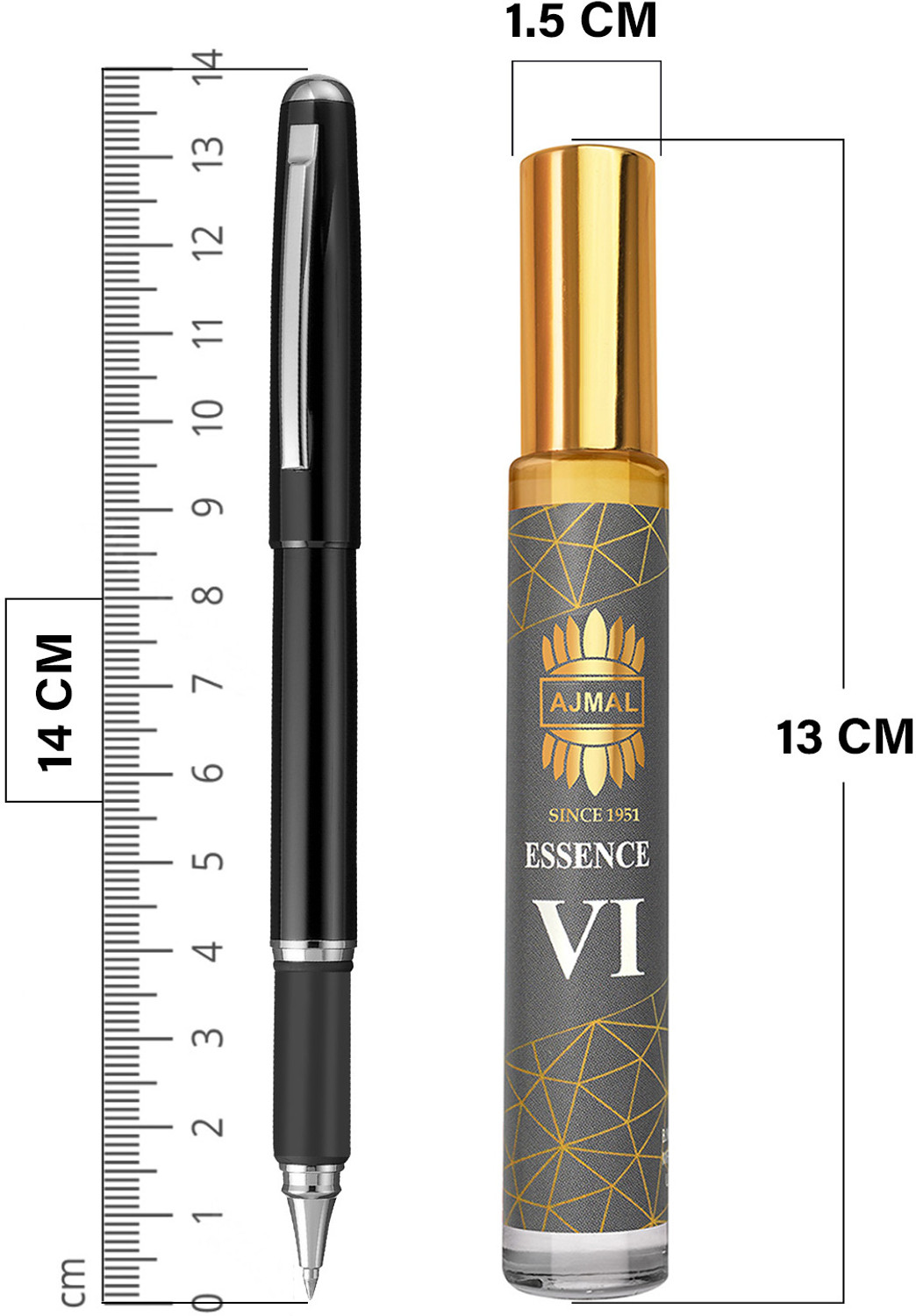 Image of Ajmal Essence VI Attar | Amber & Woody Fragrance |Non-Alcoholic | Long Lasting Perfume - 10 ml (For Men & Women)