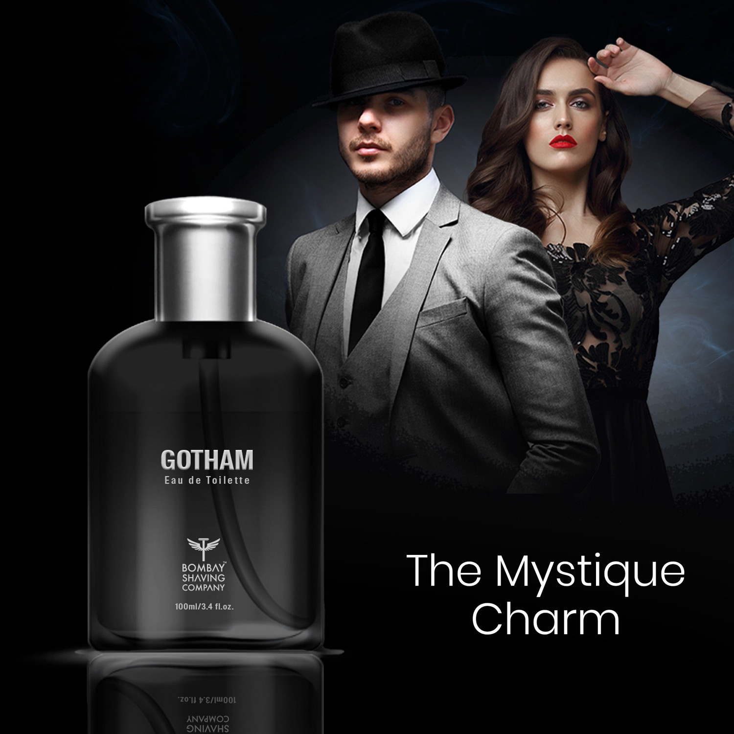 Image of BOMBAY SHAVING COMPANY Gotham Perfume For Men | Premium Long Lasting Fragrance Eau de Toilette - 100 ml
