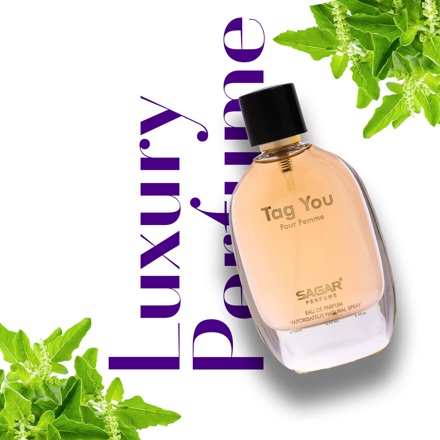 Image of Ajmal Qasida long lasting unisex perfume, gift set for men, women Eau de Parfum - 60 ml (For Men & Women)