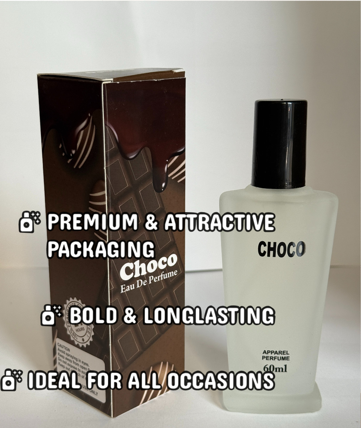 Image of buewey Chocolate Choco Musk Best Long Lasting Chocolate Musk Perfume Eau de Parfum - 60 ml (For Men & Women)