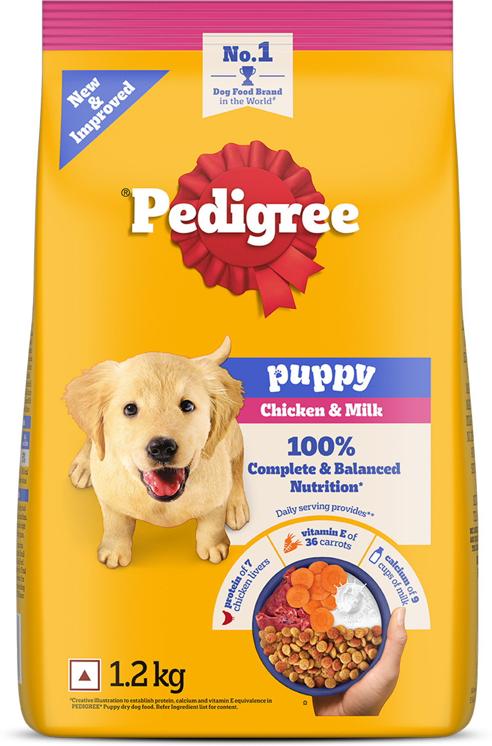 Pedigree Puppy Milk Chicken 1.2 kg – Newborn Dog Food