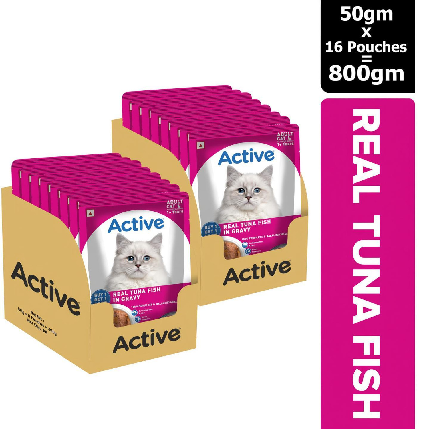 Image of Sheba Rich Premium Adult (+1 Year) Tuna Pumpkin & Carrot Tuna 0.085 kg Wet Adult Cat Food