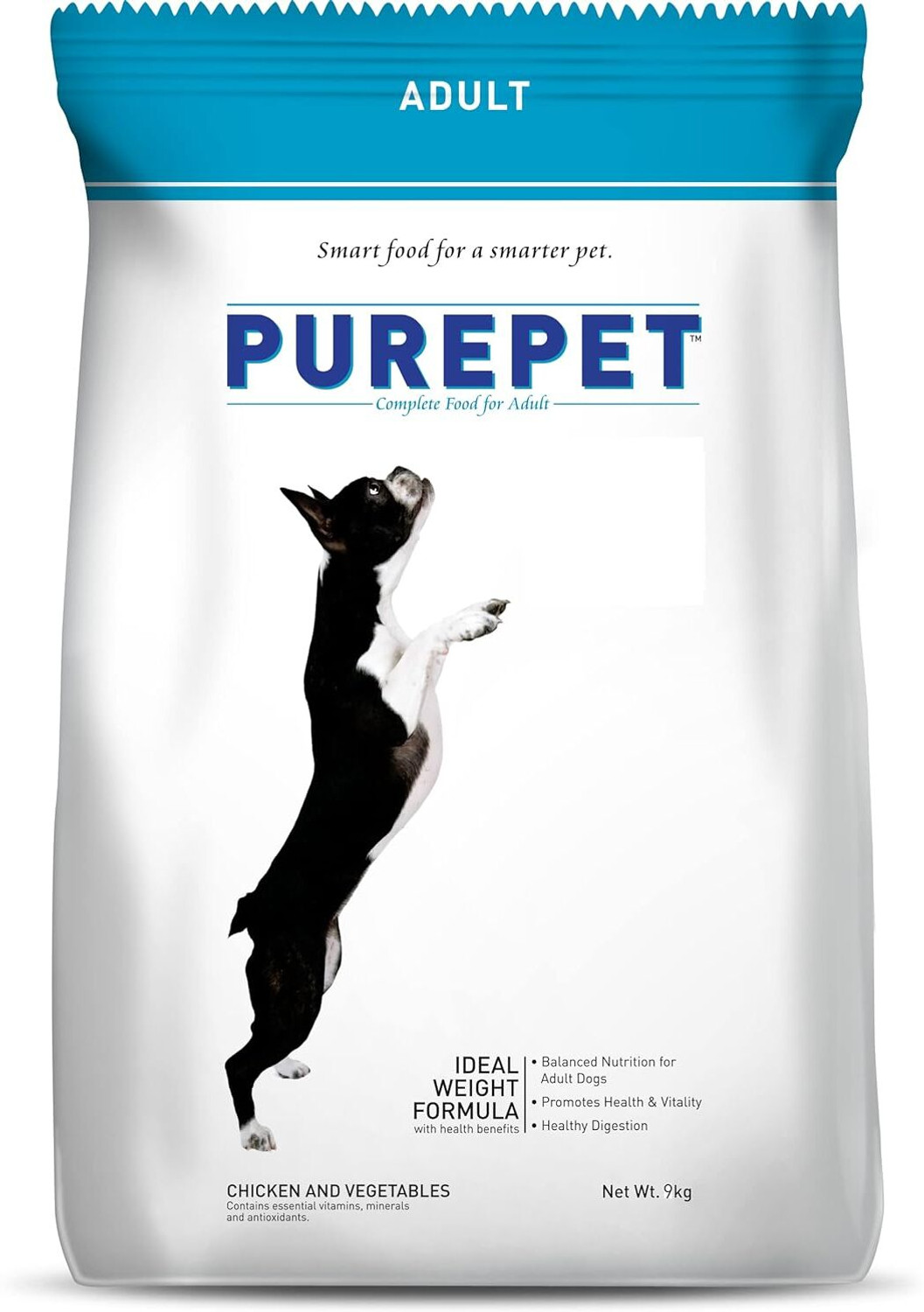 purepet Adult Chicken, Vegetable 9 kg Dry Adult Dog Food