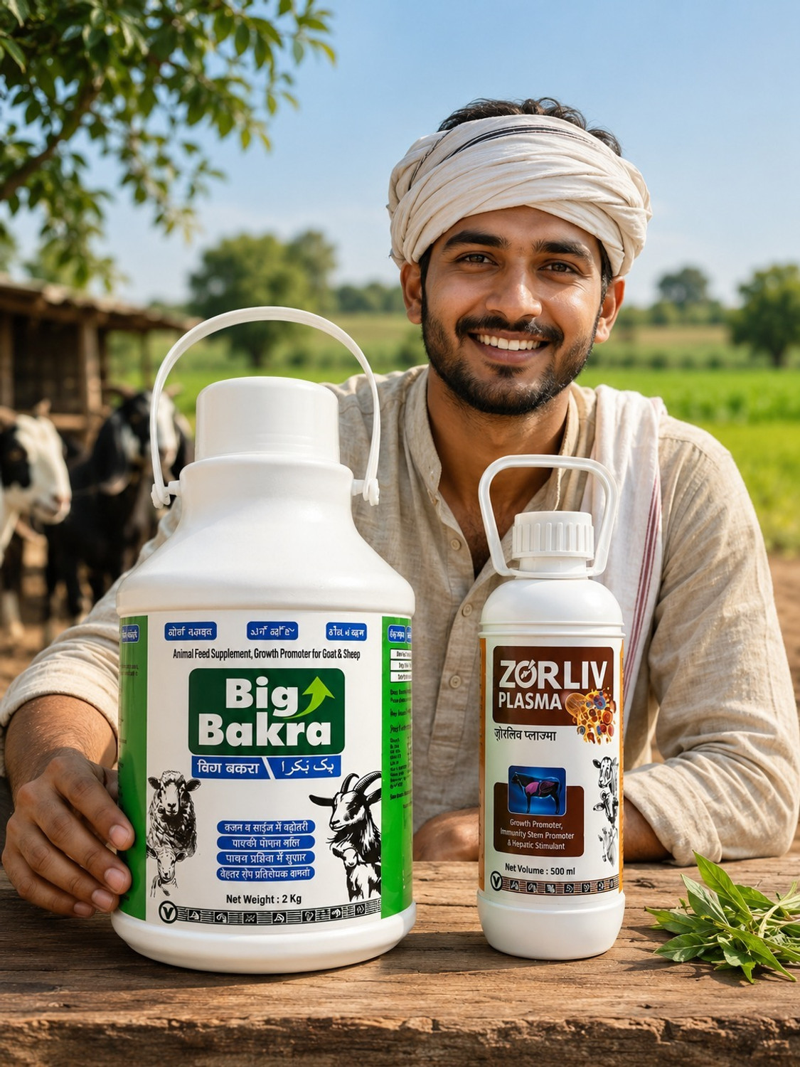 Image of BIGBAKRA Goat & Sheep Growth Promotor || Pet Health Supplements (250 ml)
