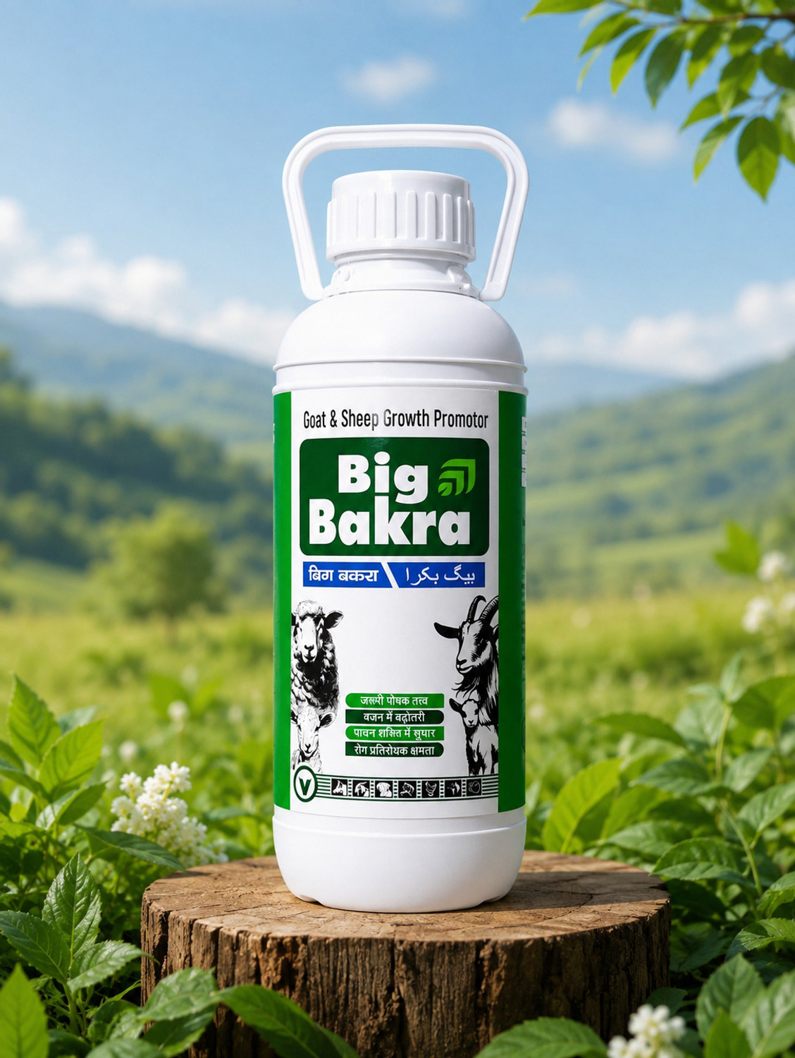 Image of BIGBAKRA Goat & Sheep Growth Promotor || Pet Health Supplements (250 ml)