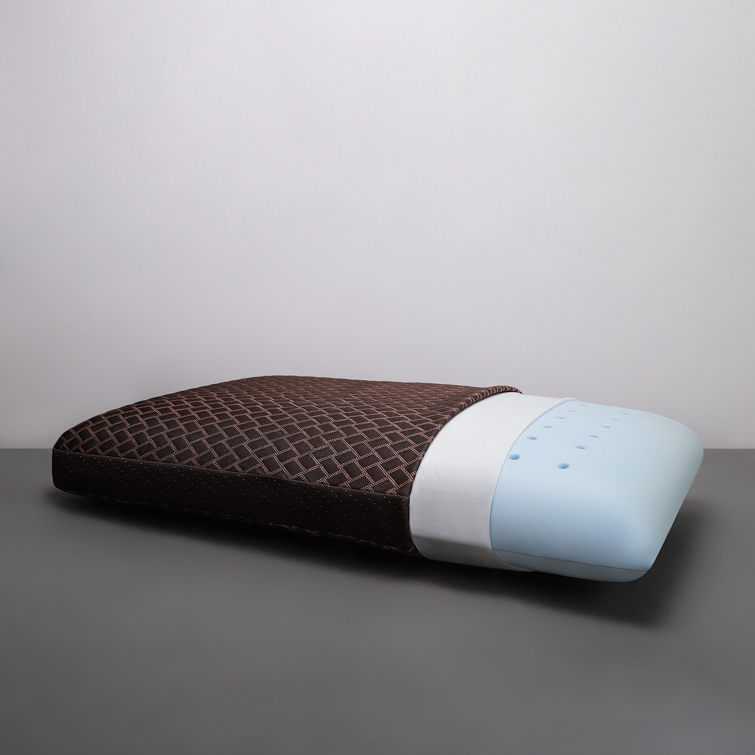 Image of LA VERNE Memory Foam Sleeping Pillow Pack of 1 Geometric Luxury