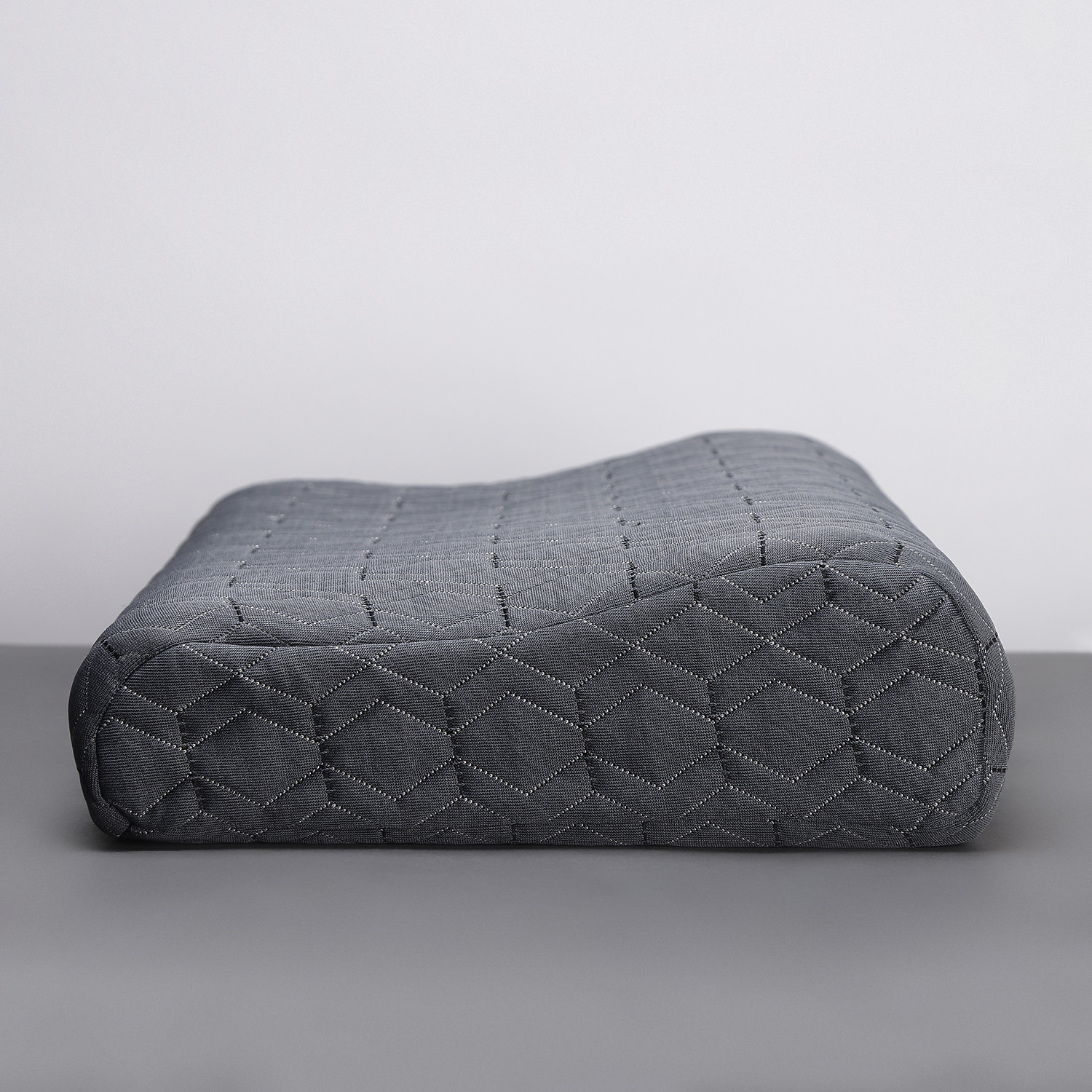 Image of LA VERNE Memory Foam Sleeping Pillow Pack of 2 Geometric Luxury Contour