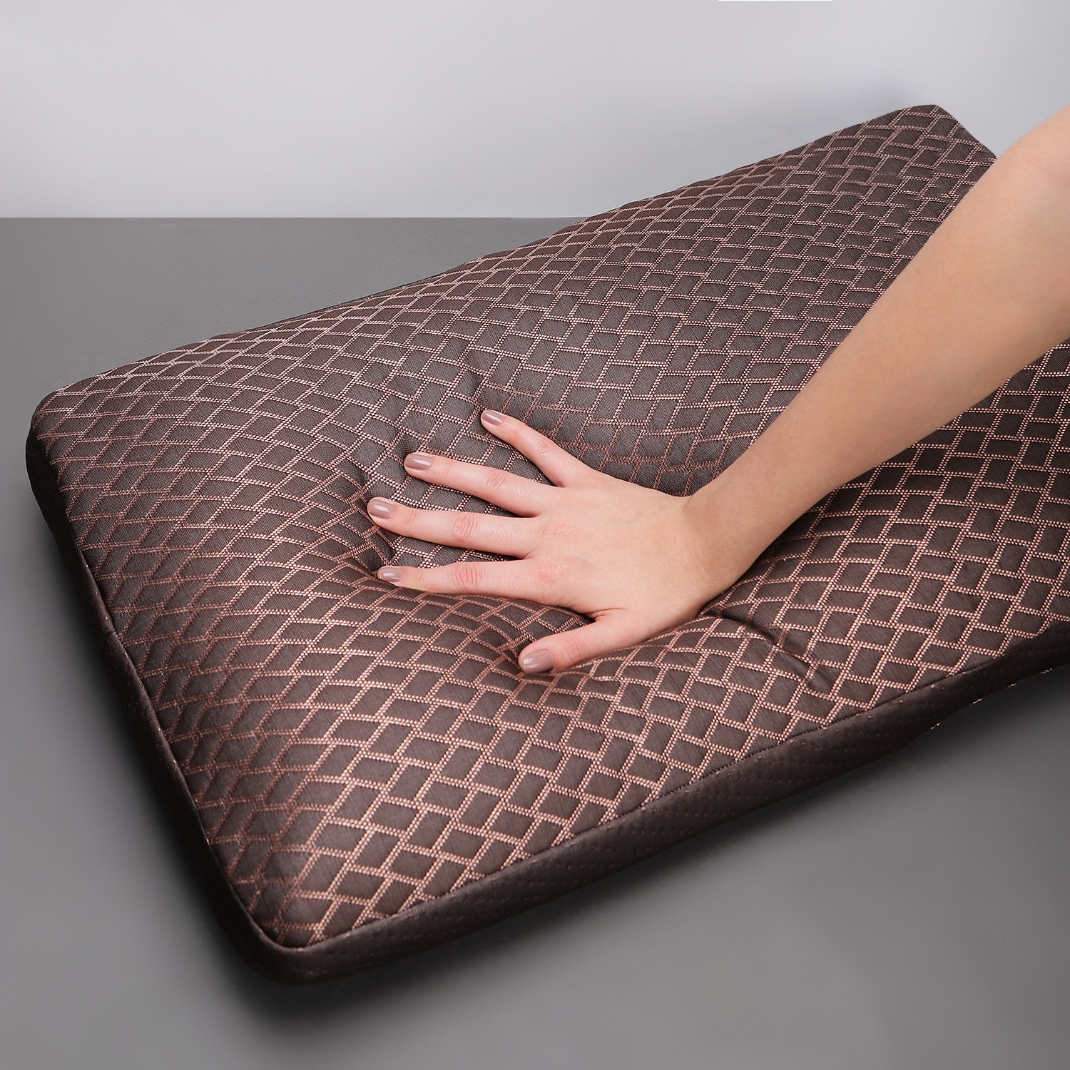 Image of LA VERNE Memory Foam Sleeping Pillow Pack of 1 Geometric Luxury