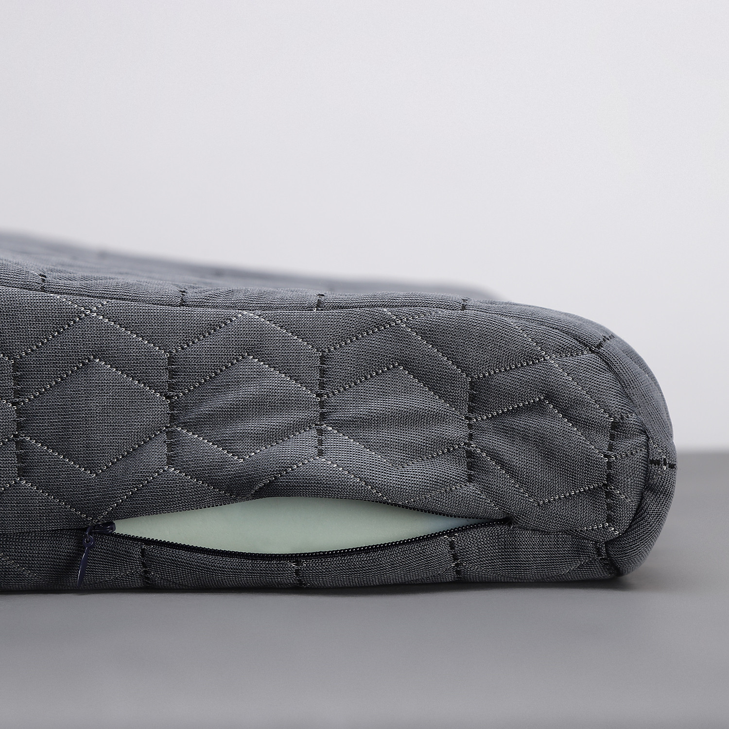 Image of LA VERNE Memory Foam Sleeping Pillow Pack of 2 Geometric Luxury Contour