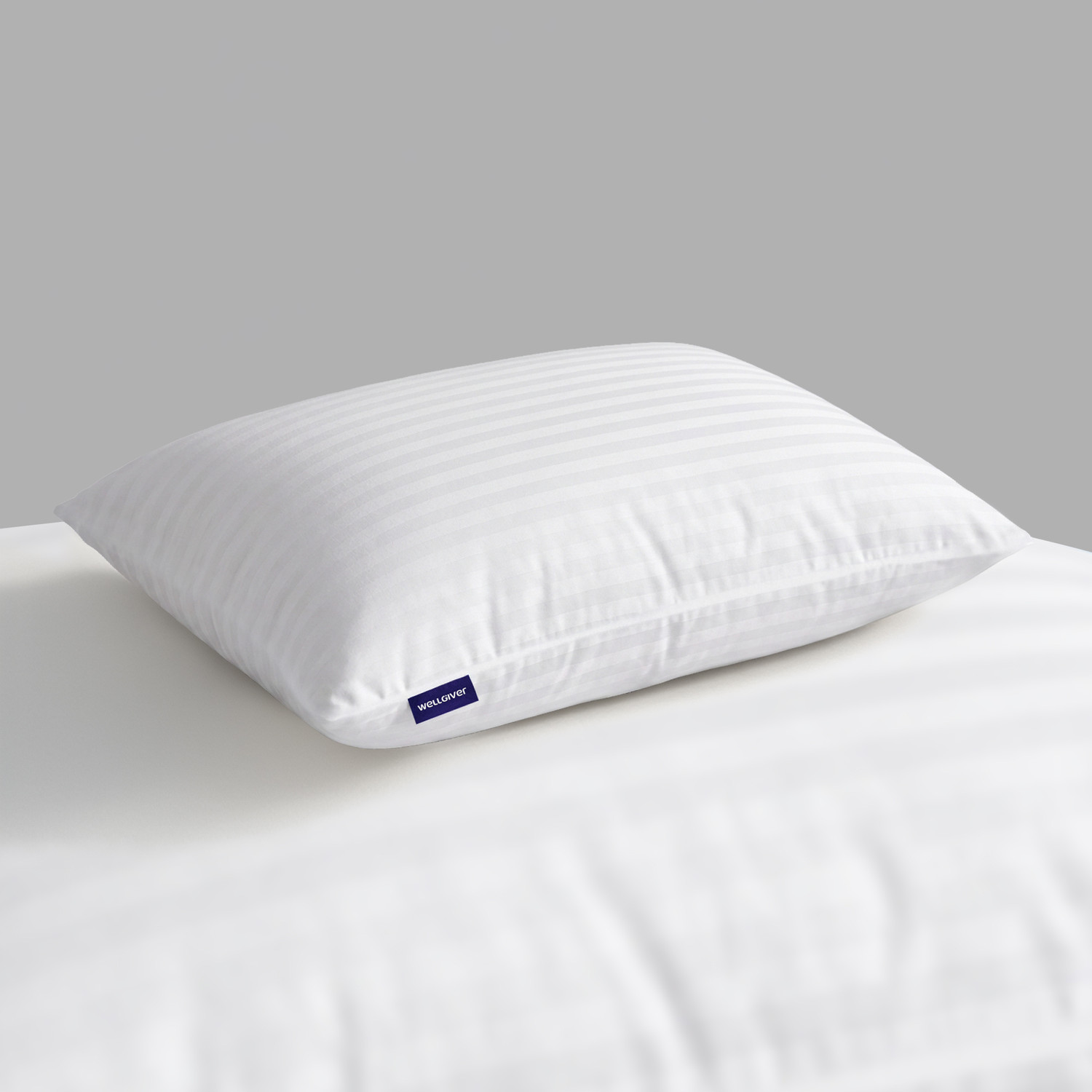Image of Sleep Yoga Microfibre, Polyester Fibre Sleeping Pillow Pack of 2 Solid home furnising (White)