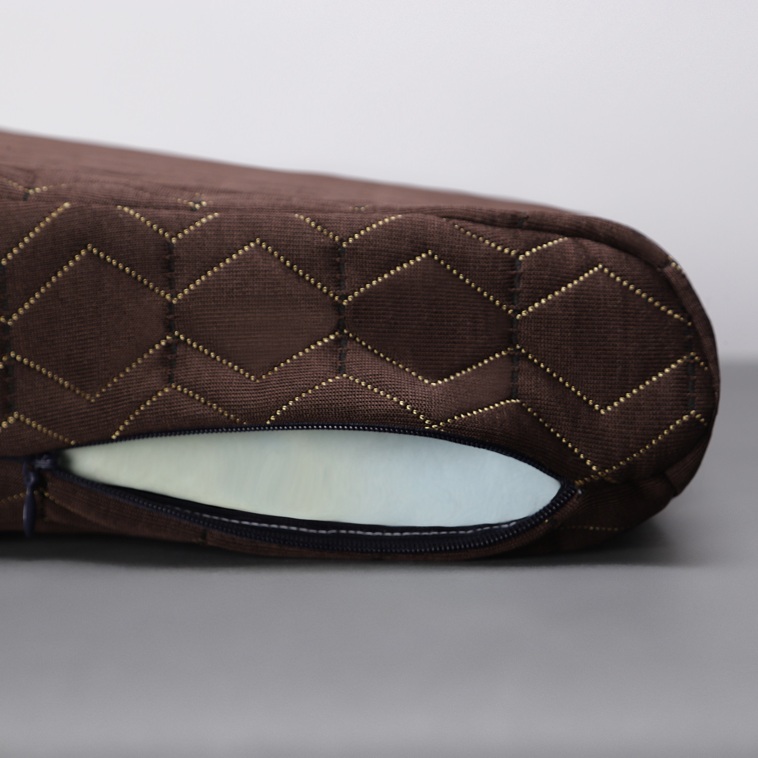 Image of LA VERNE Memory Foam Sleeping Pillow Pack of 2 Geometric Luxury Contour