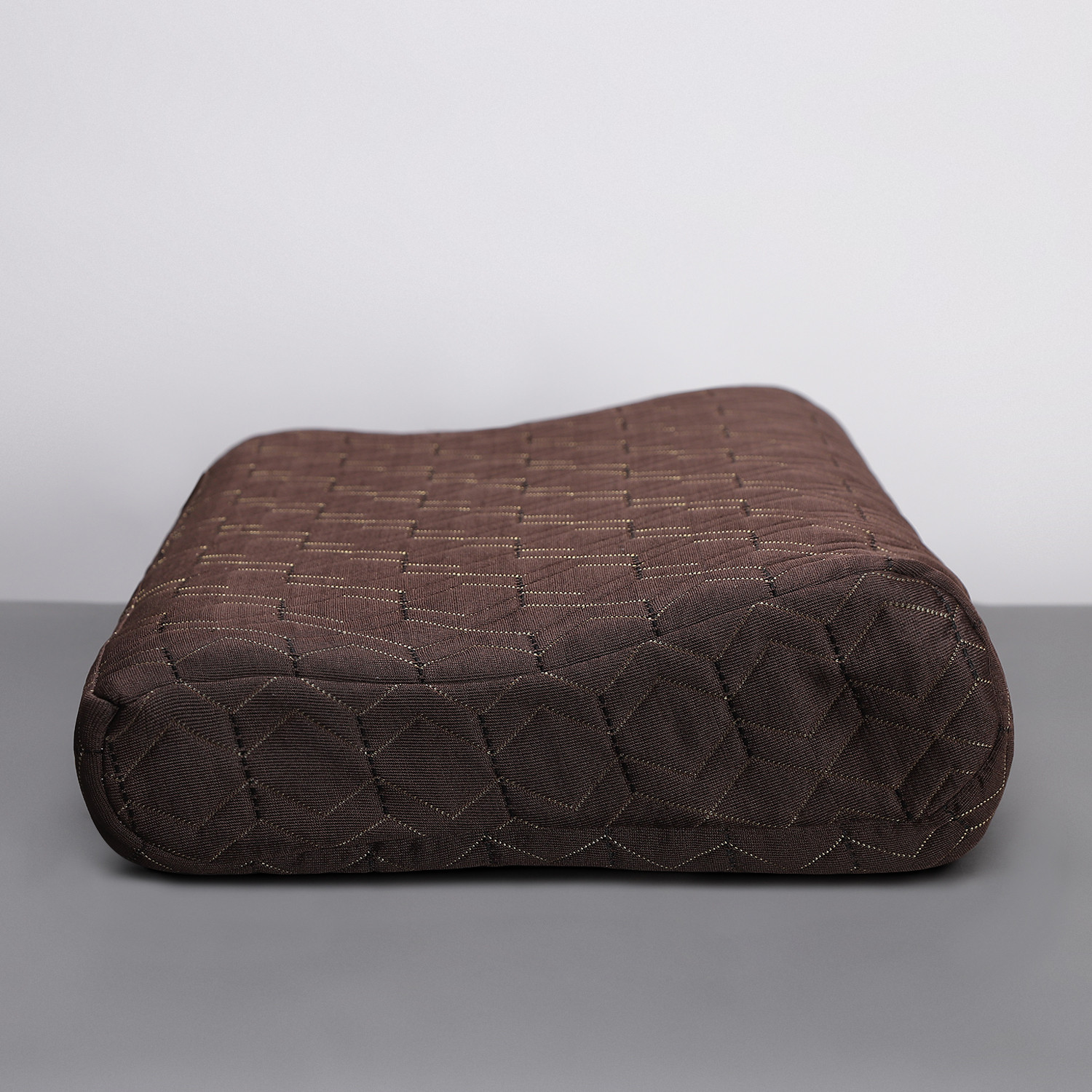 Image of LA VERNE Memory Foam Sleeping Pillow Pack of 2 Geometric Luxury Contour