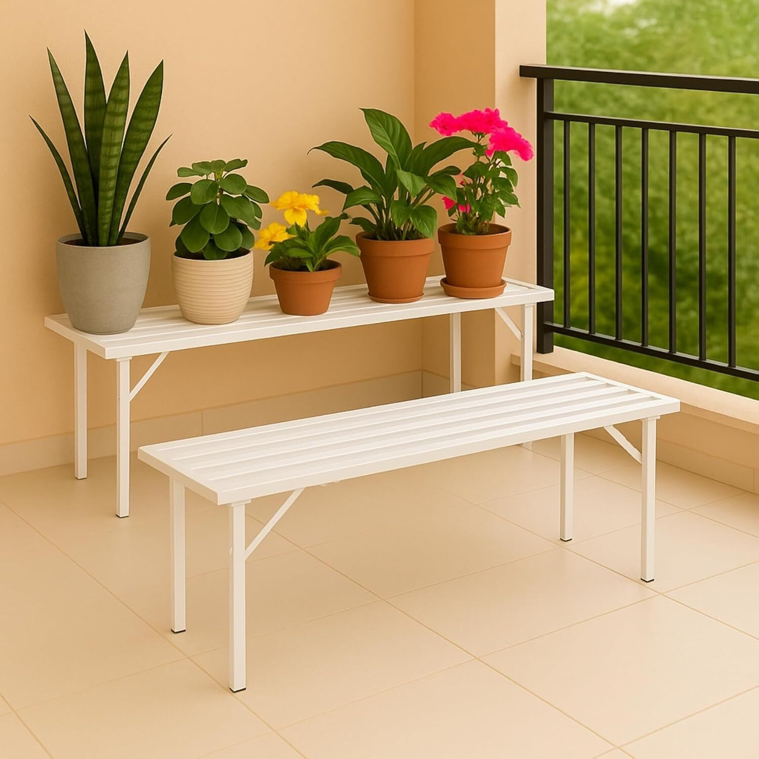 Image of Tarnish Plant Container Set (Metal)