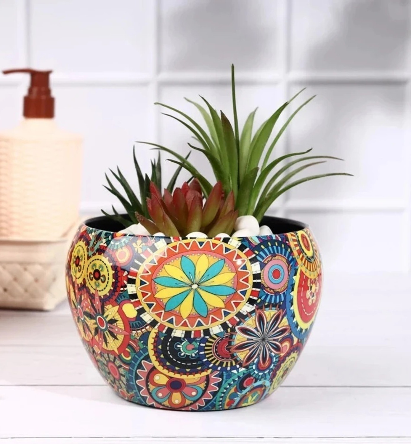 Image of Tarnish Plant Container Set (Metal)