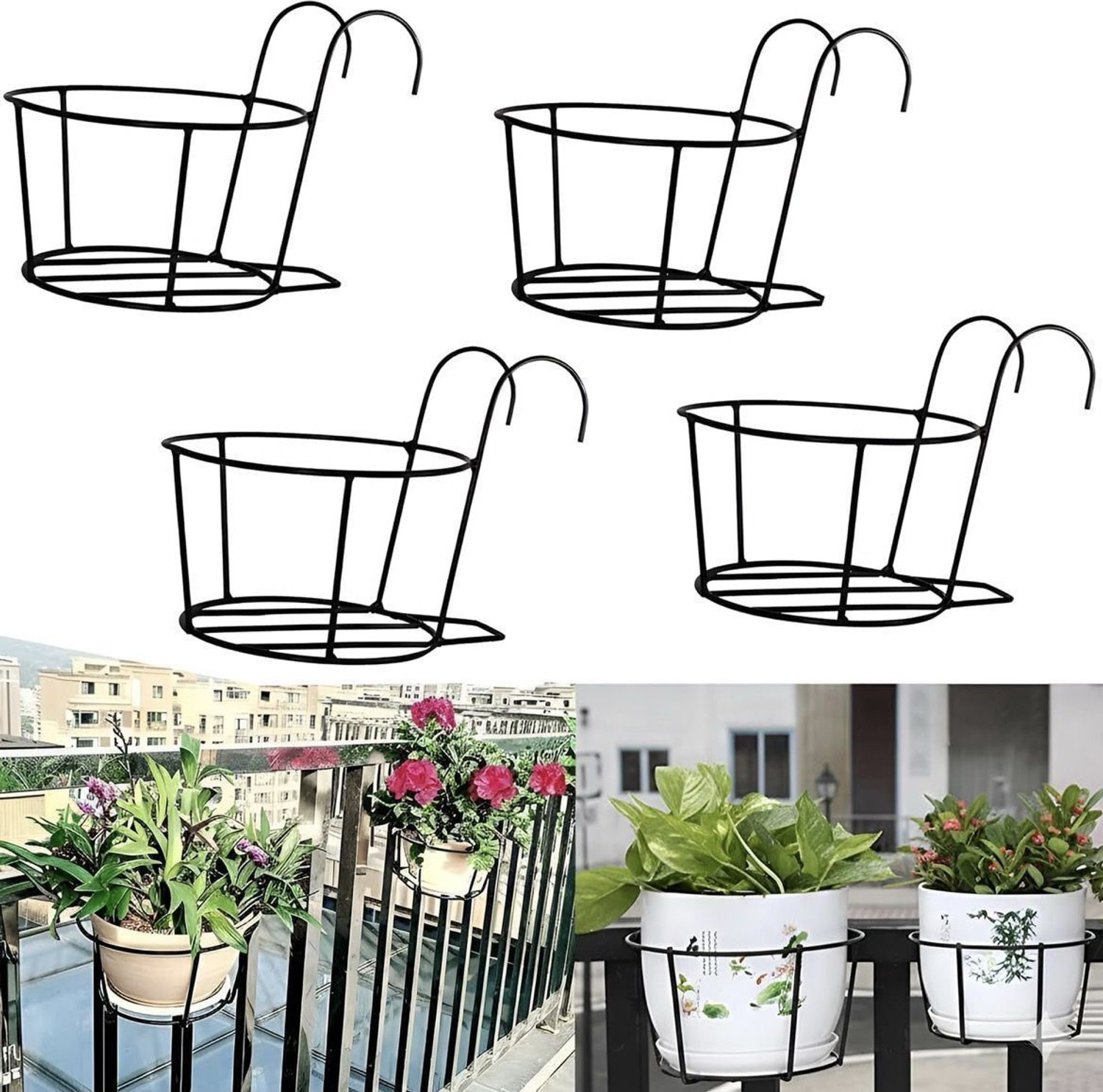 Image of Tarnish Plant Container Set (Metal)