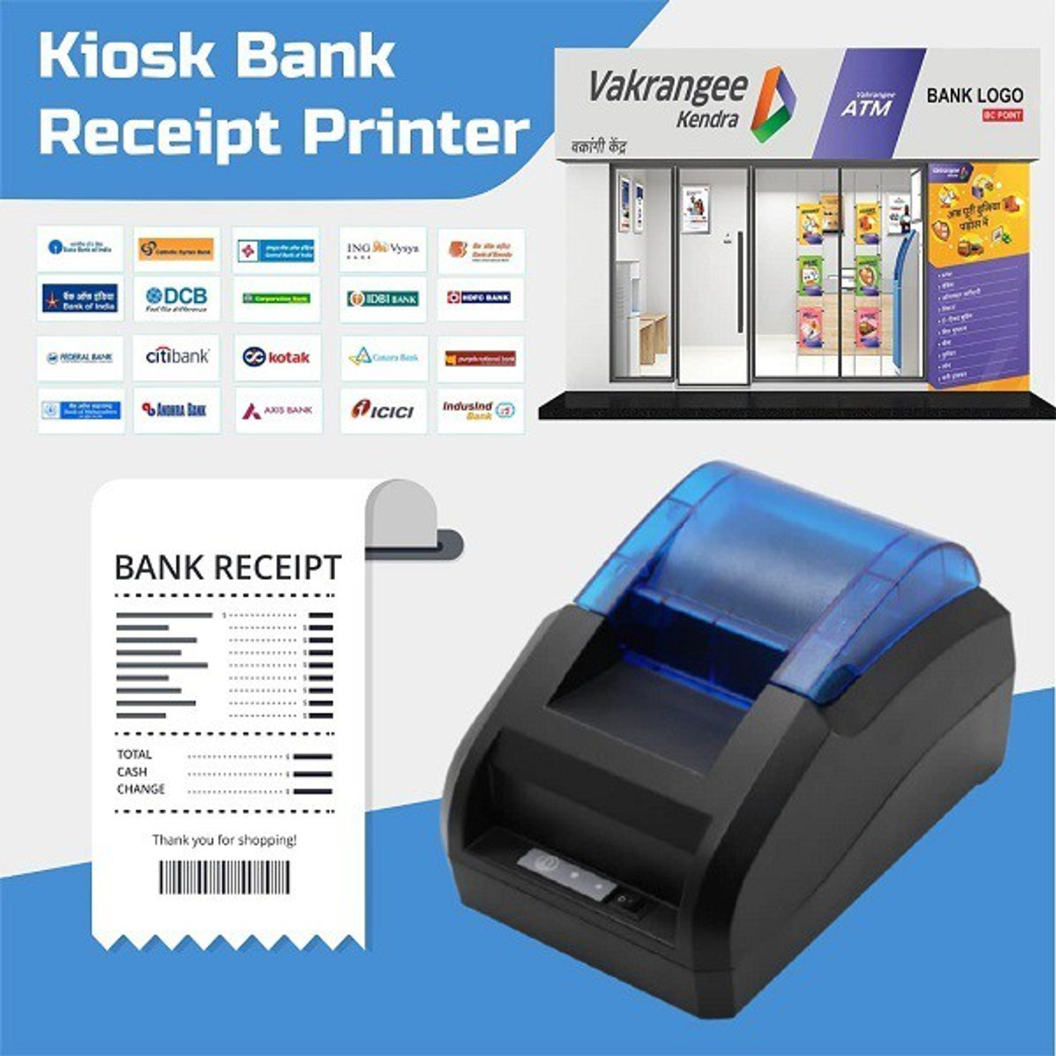 sestore.in KP206BUB 2 inch Bluetooth Thermal Receipt Printer also