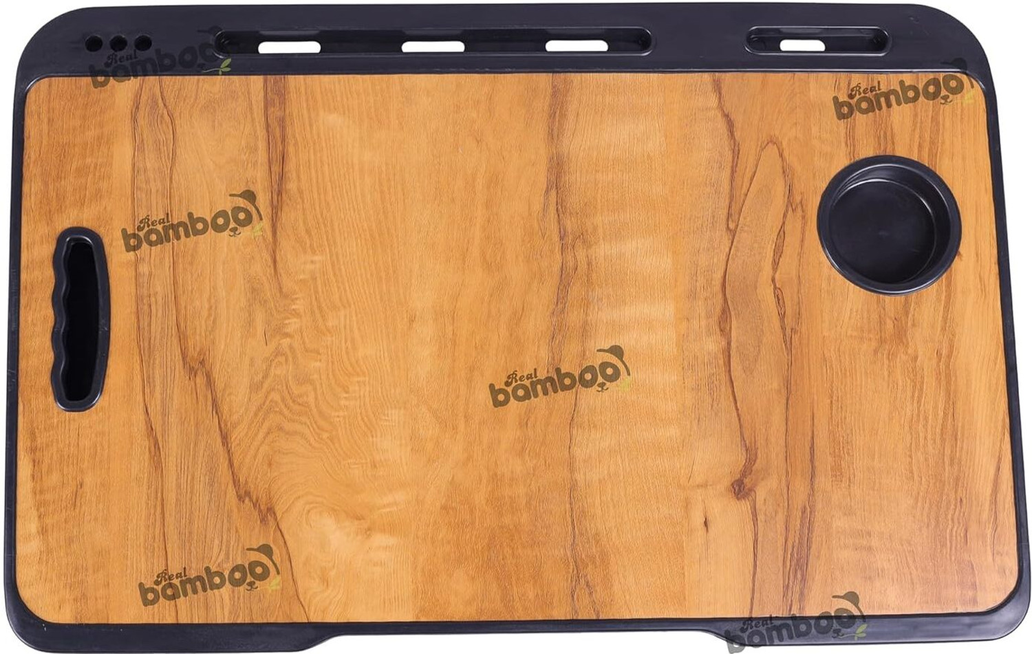 Image of hevenq Wood Portable Laptop Table (Finish Color - WOOD)