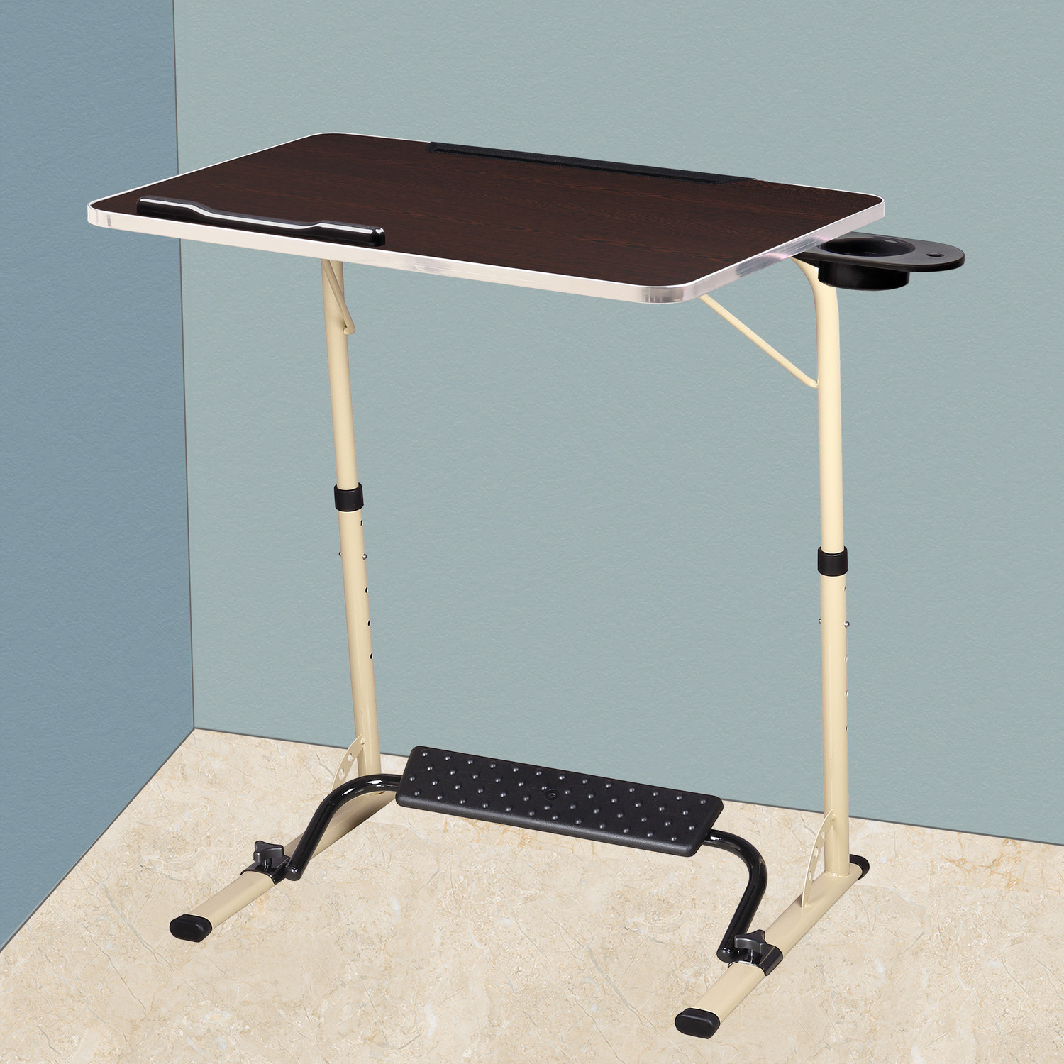 TABLE MAGIC XL Pro Wenge Metal Portable Laptop Table