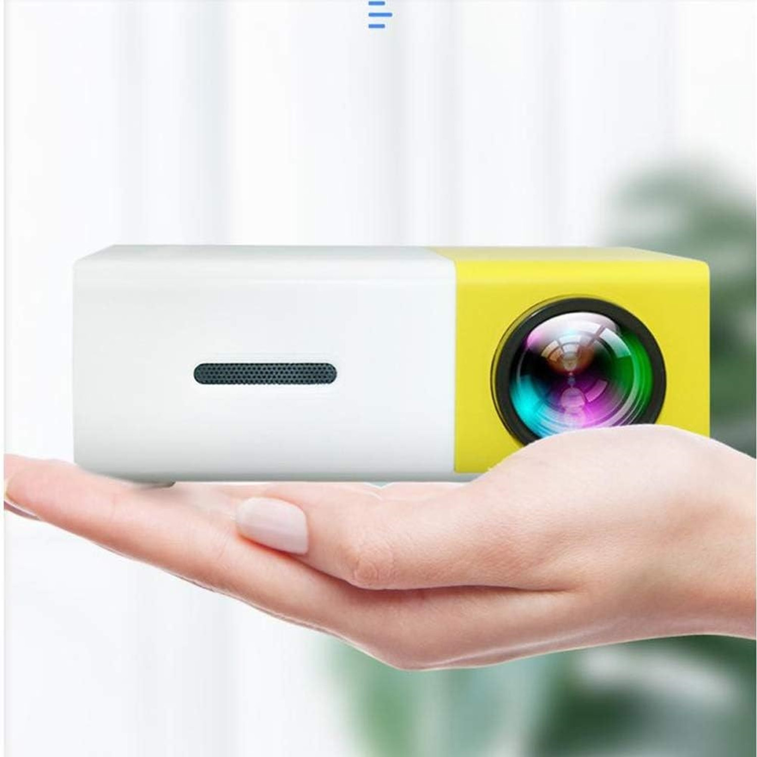 Image of Portronics Pocket Led Projector 50 lm LED Corded & Cordless Portable Projector (Black)