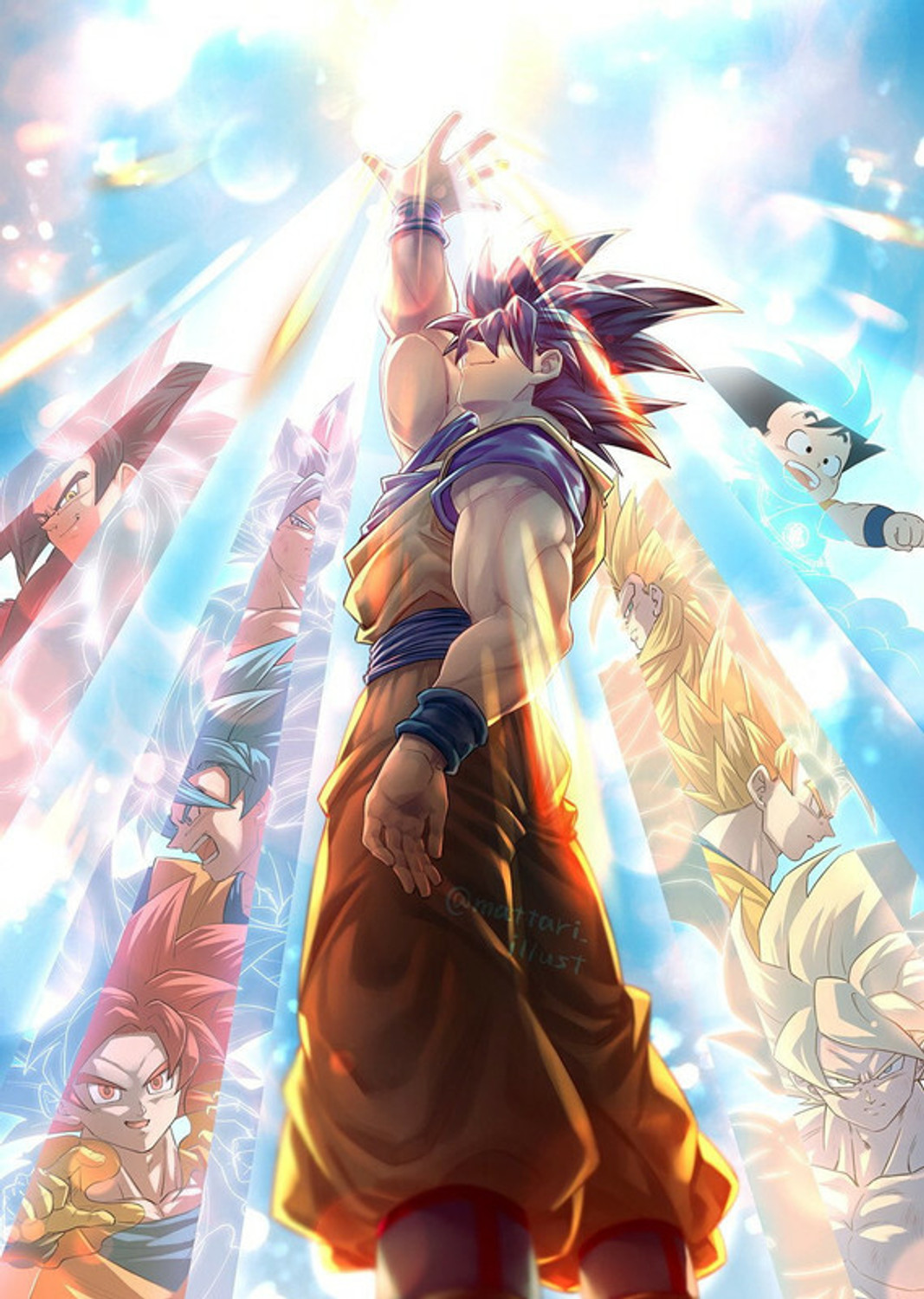 Image of Goku Dragon Ball Z Hd Matte Finish Poster Paper Print