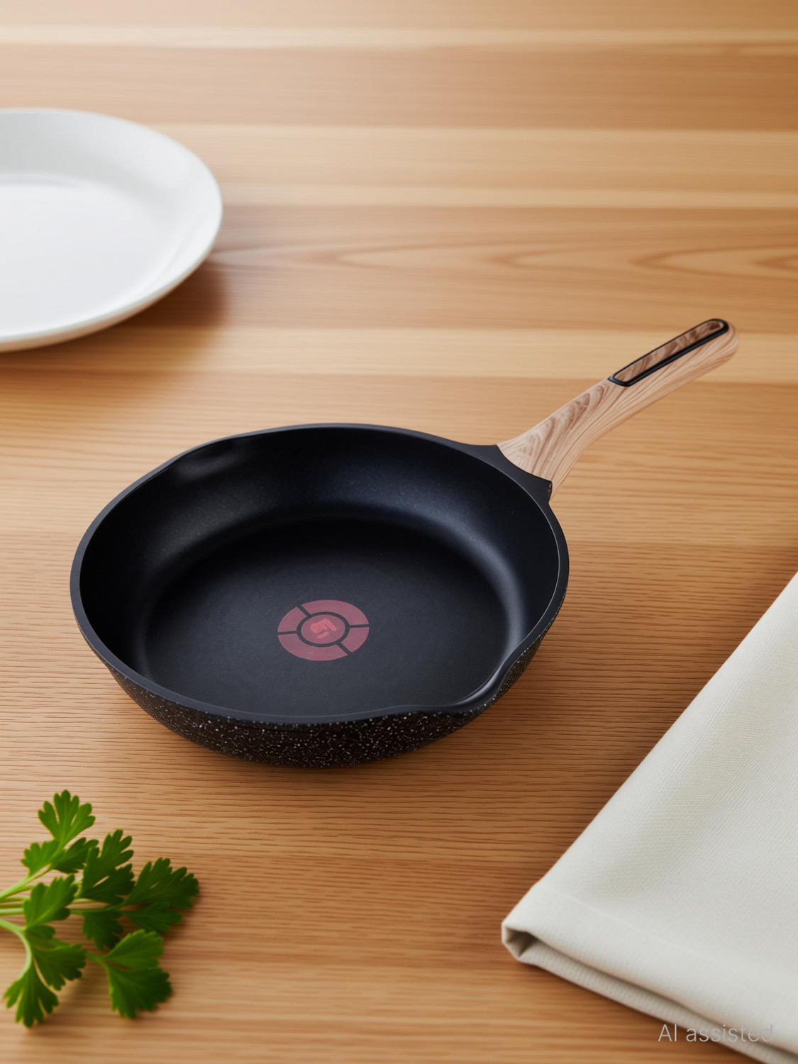 Image of BERGNER Ultimate ILag Marble Non-Stick Induction Base Fry Pan 20 cm diameter 1.2 L capacity (Aluminium, Non-stick, Induction Bottom)