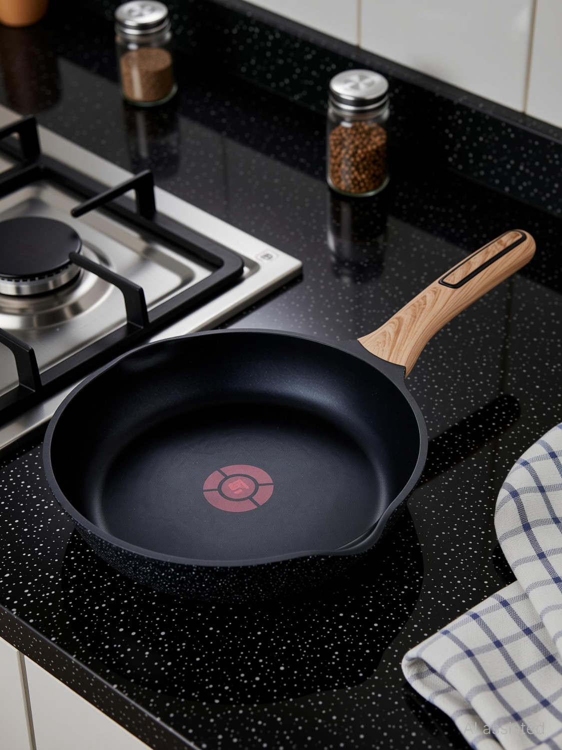 Image of BERGNER Ultimate ILag Marble Non-Stick Induction Base Fry Pan 20 cm diameter 1.2 L capacity (Aluminium, Non-stick, Induction Bottom)