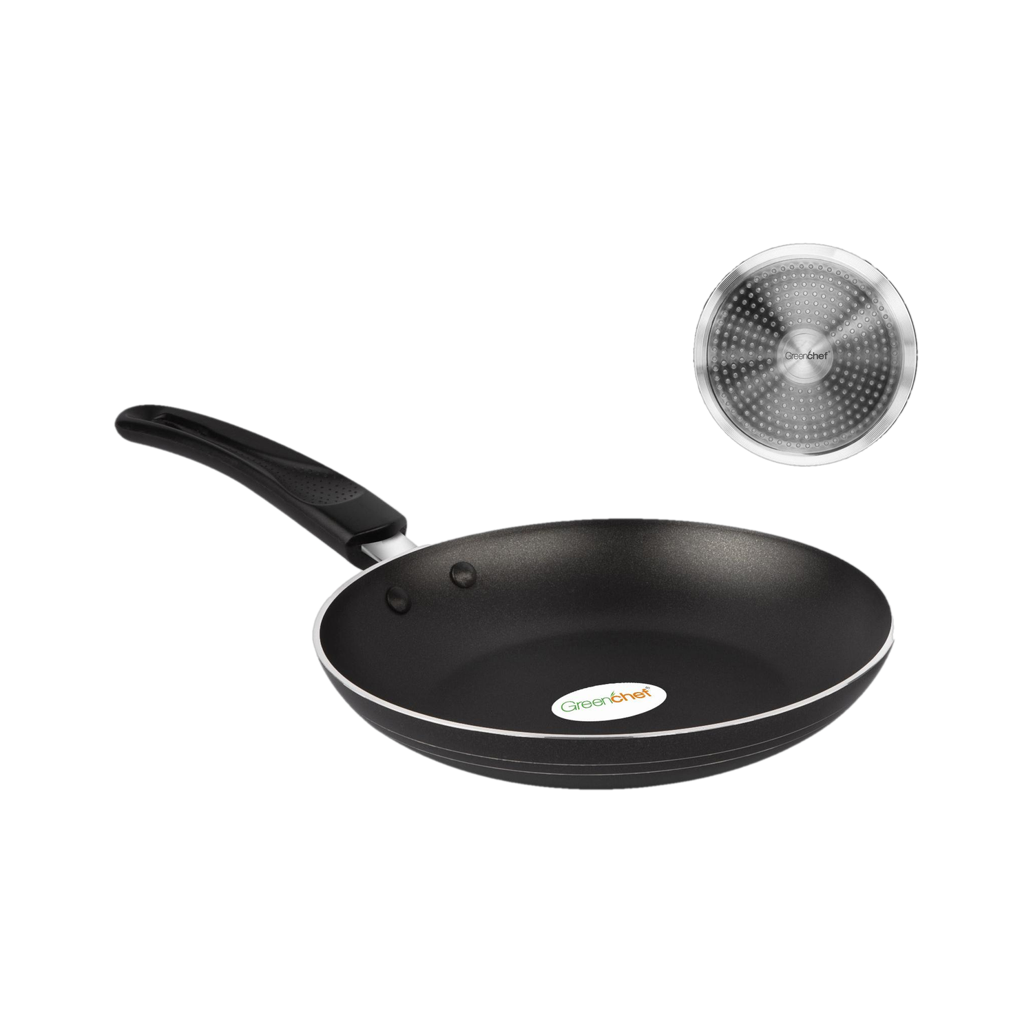 Image of Flipkart SmartBuy 3-Piece Cookware Combo Set Induction Bottom Non-Stick Coated Cookware Set (Aluminium, 3 - Piece)