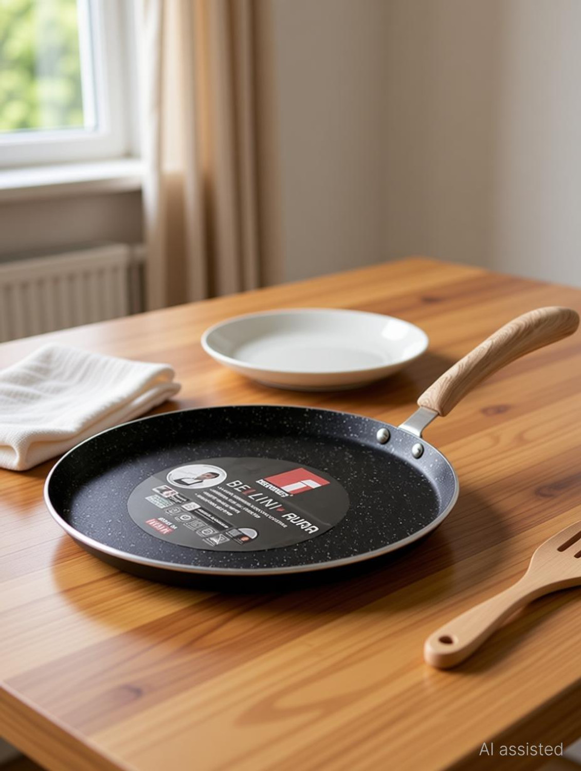 Image of BERGNER Ultimate ILag Marble Non-Stick Induction Base Fry Pan 20 cm diameter 1.2 L capacity (Aluminium, Non-stick, Induction Bottom)