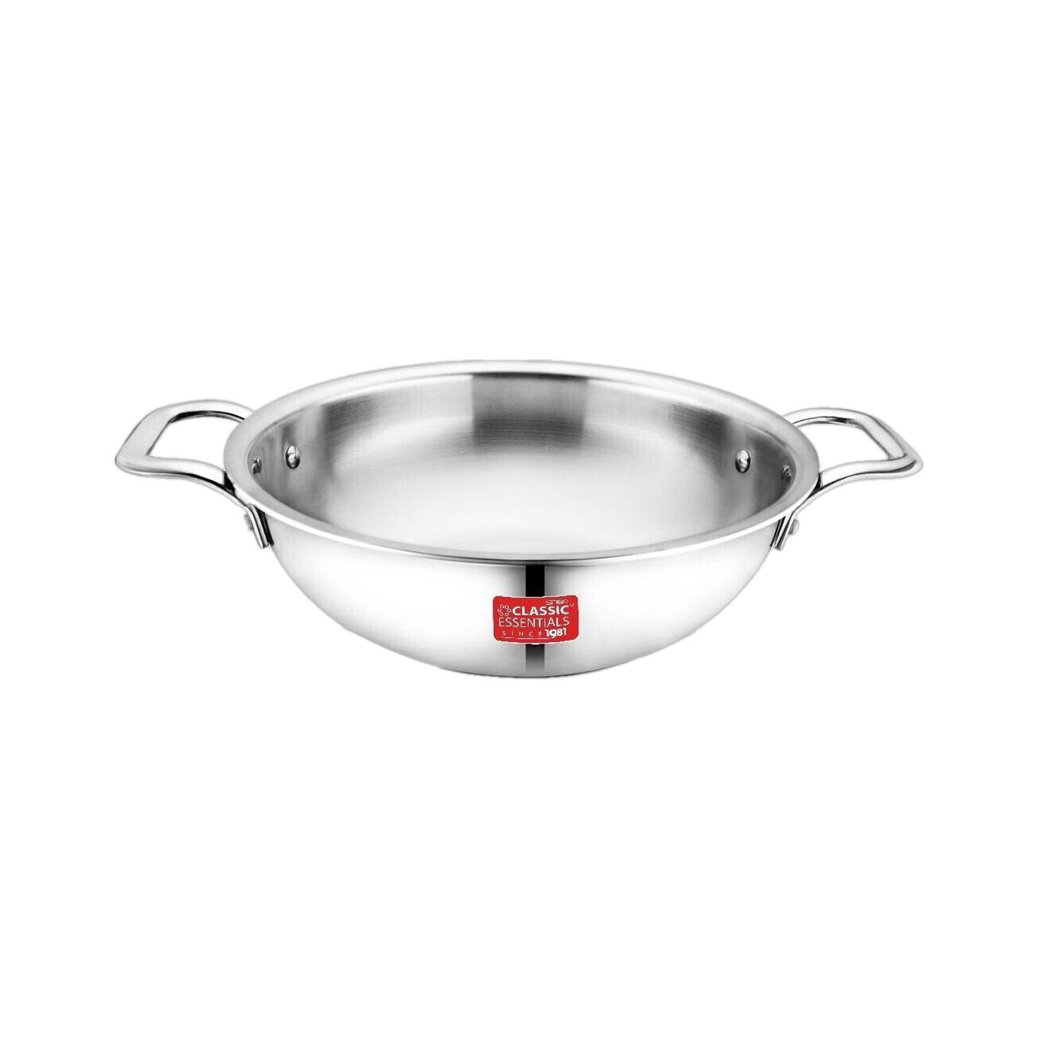 Image of Navghar Aluminium Kadhai With induction base Kadhai 23.01 cm diameter 2 L capacity (Aluminium, Induction Bottom)