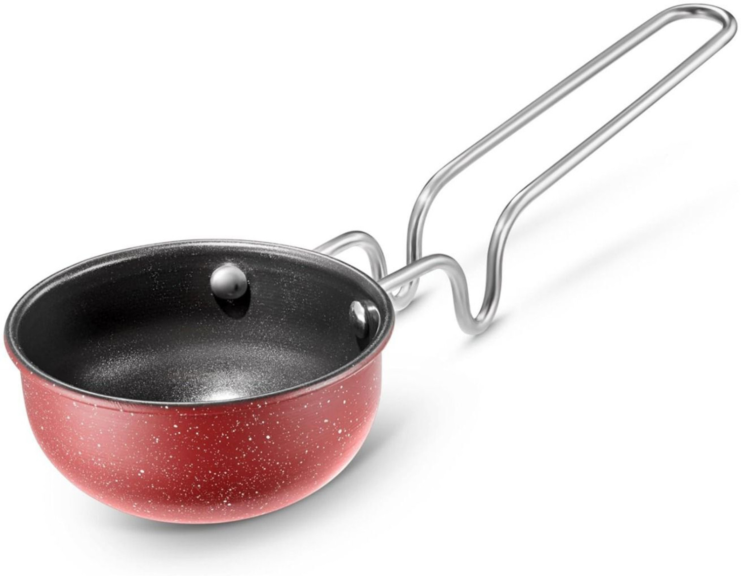 Image of CaROTE Granite Non Stick Flat Dosa Tawa, 20cm Induction Roti Tawa, Black, Tawa 20 cm diameter (Stoneware, Non-stick, Induction Bottom)