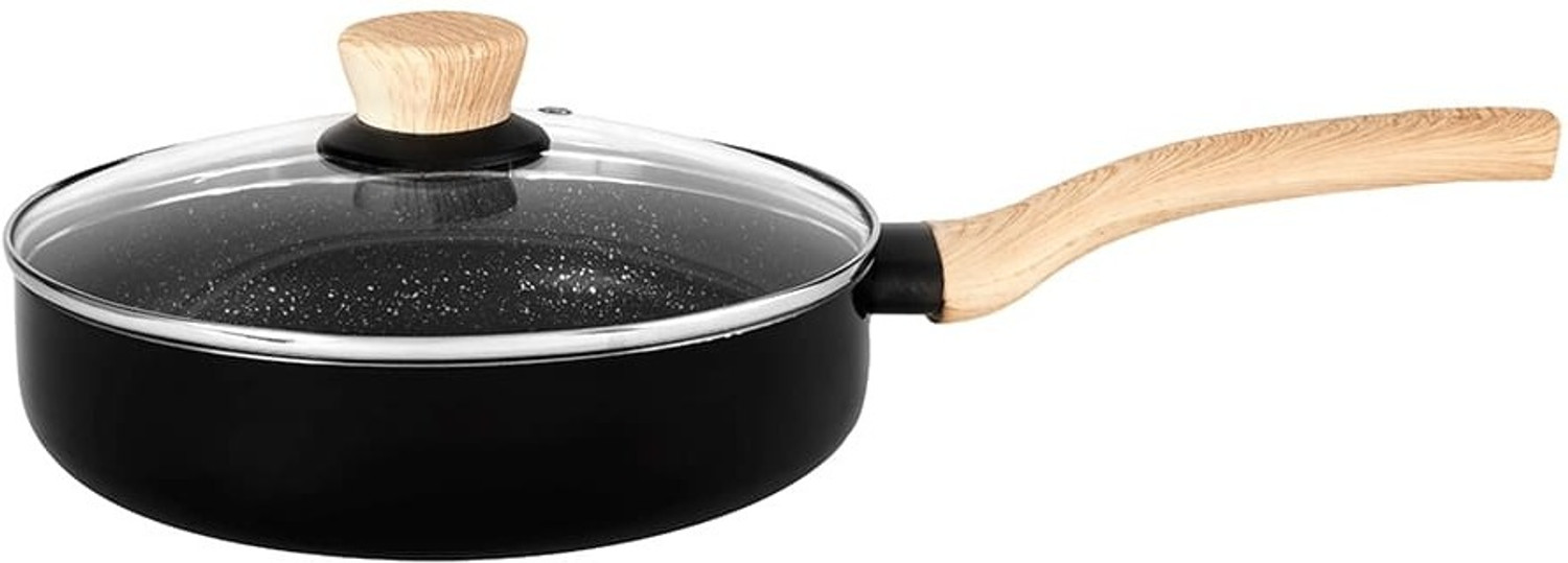 Image of BERGNER Ultimate ILag Marble Non-Stick Induction Base Fry Pan 20 cm diameter 1.2 L capacity (Aluminium, Non-stick, Induction Bottom)