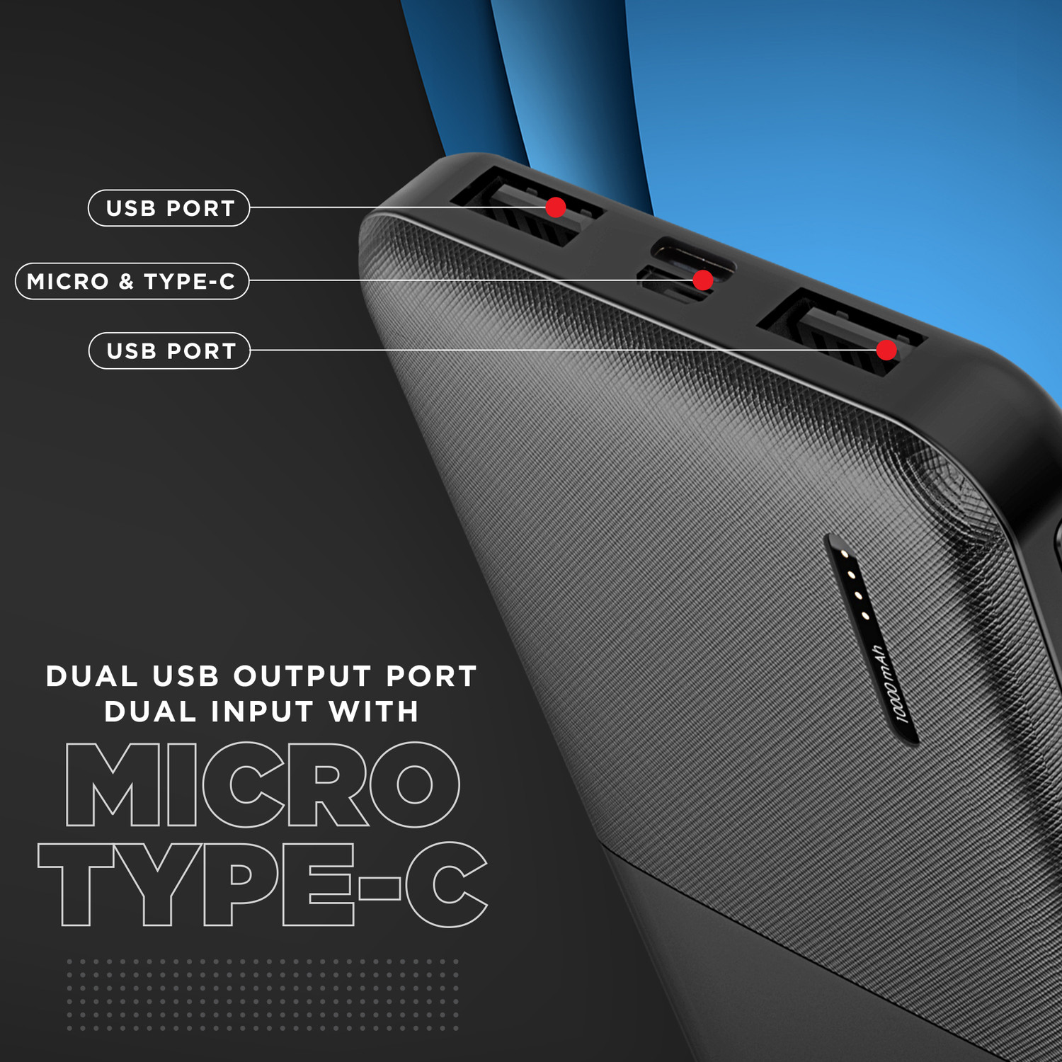 Image of Intex 10000 mAh 12 W Power Bank