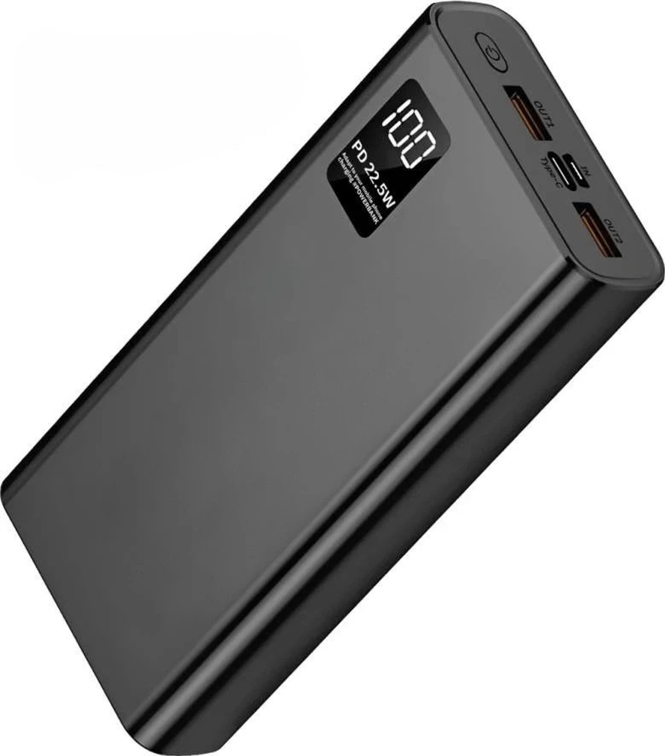 Image of MI8BE 20000 mAh 22.5 W Compact Pocket Size Power Bank (White, Lithium Polymer, Quick Charge 4.0, Power Delivery 3.0, Fast Charging for Mobile, Earbuds, Smartwatch, Smartband, Speaker)