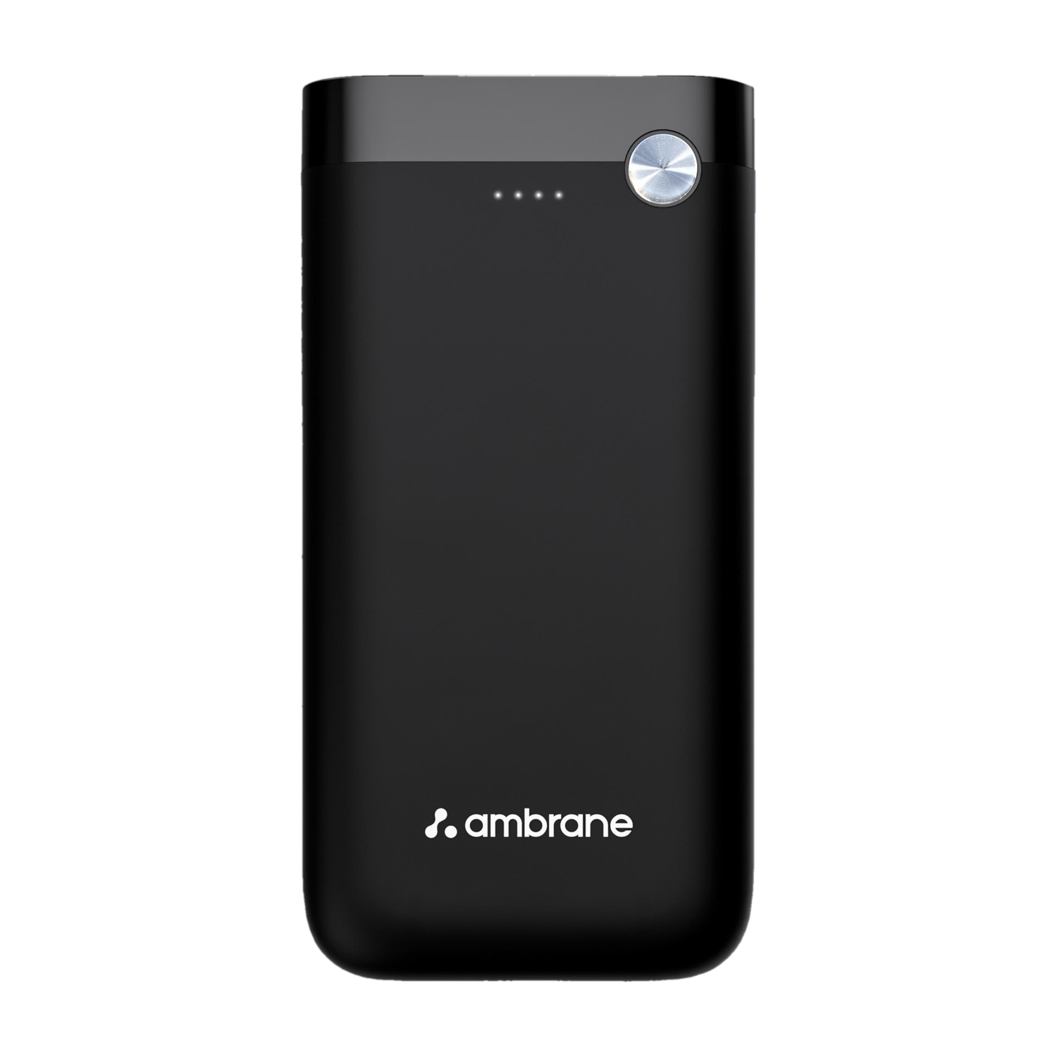 Ambrane 20000 mAh Power Bank (20 W, Quick Charge 3.0, Power Delivery 2.0)  (Black, Lithium Polymer)