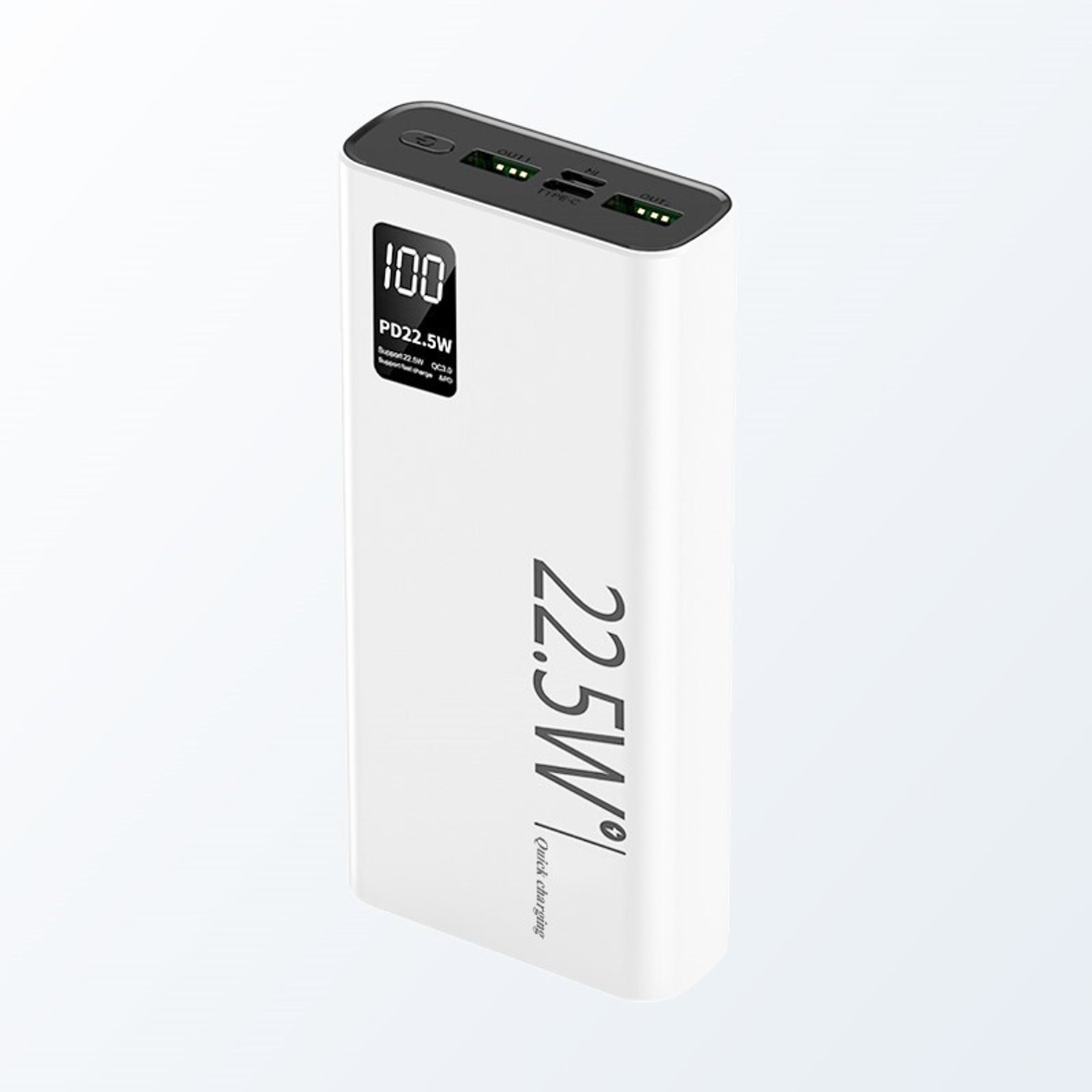 Image of FAHIG 15000 mAh 10 W Compact Pocket Size Power Bank (Blue, Lithium-ion, NA for Earbuds, Mobile, Smartwatch, Smartband, Speaker, Tablet, Trimmer)