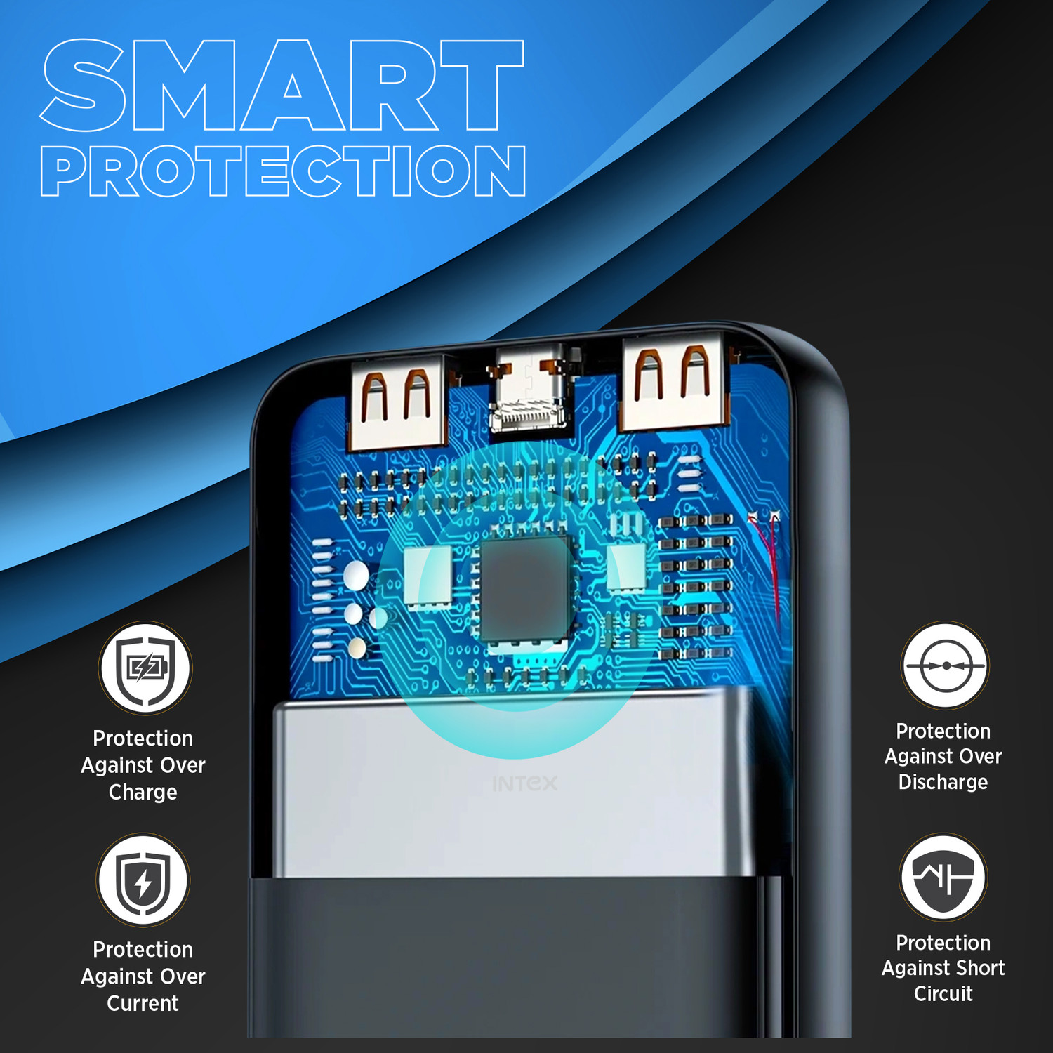 Image of Intex 10000 mAh 12 W Power Bank