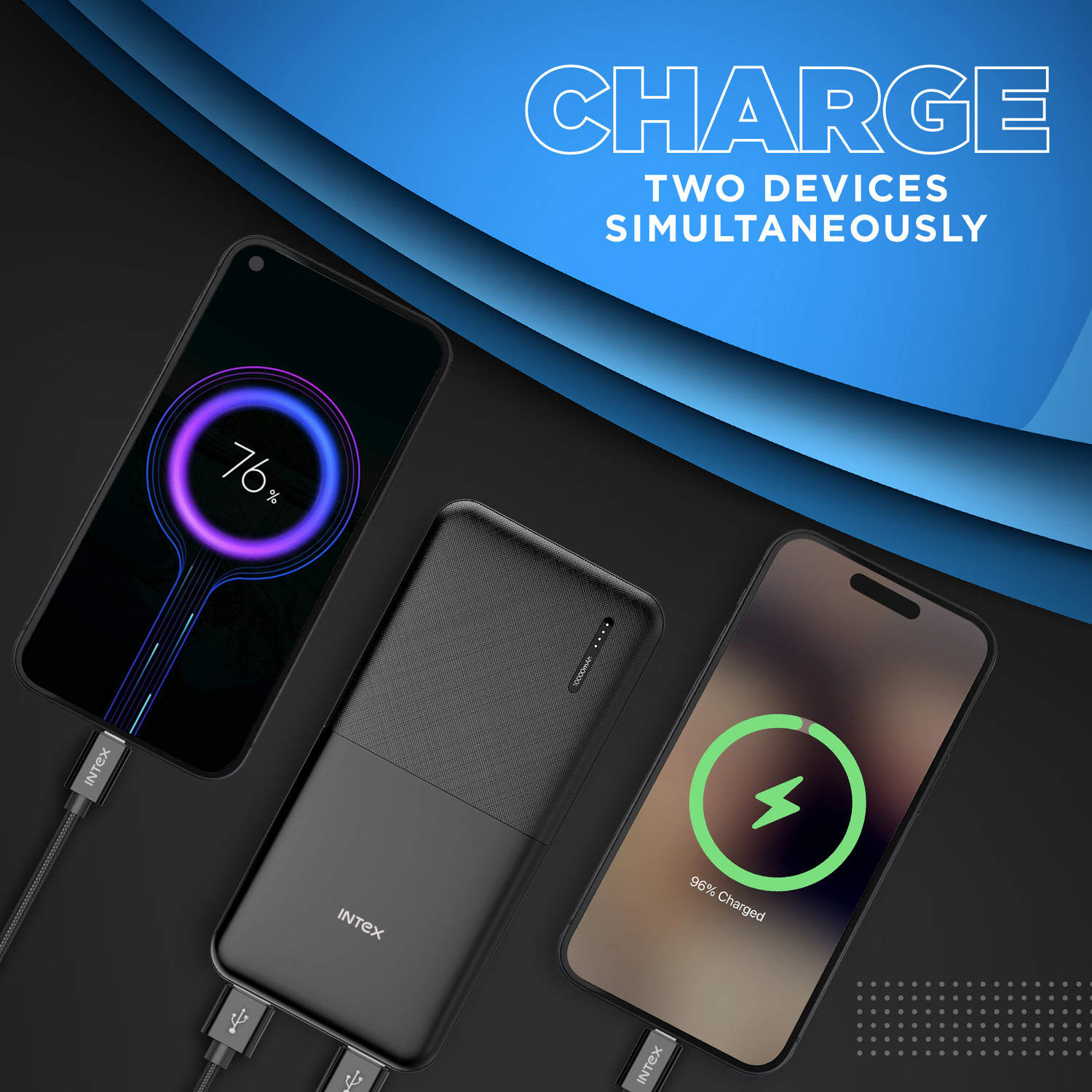 Image of Intex 10000 mAh 12 W Power Bank