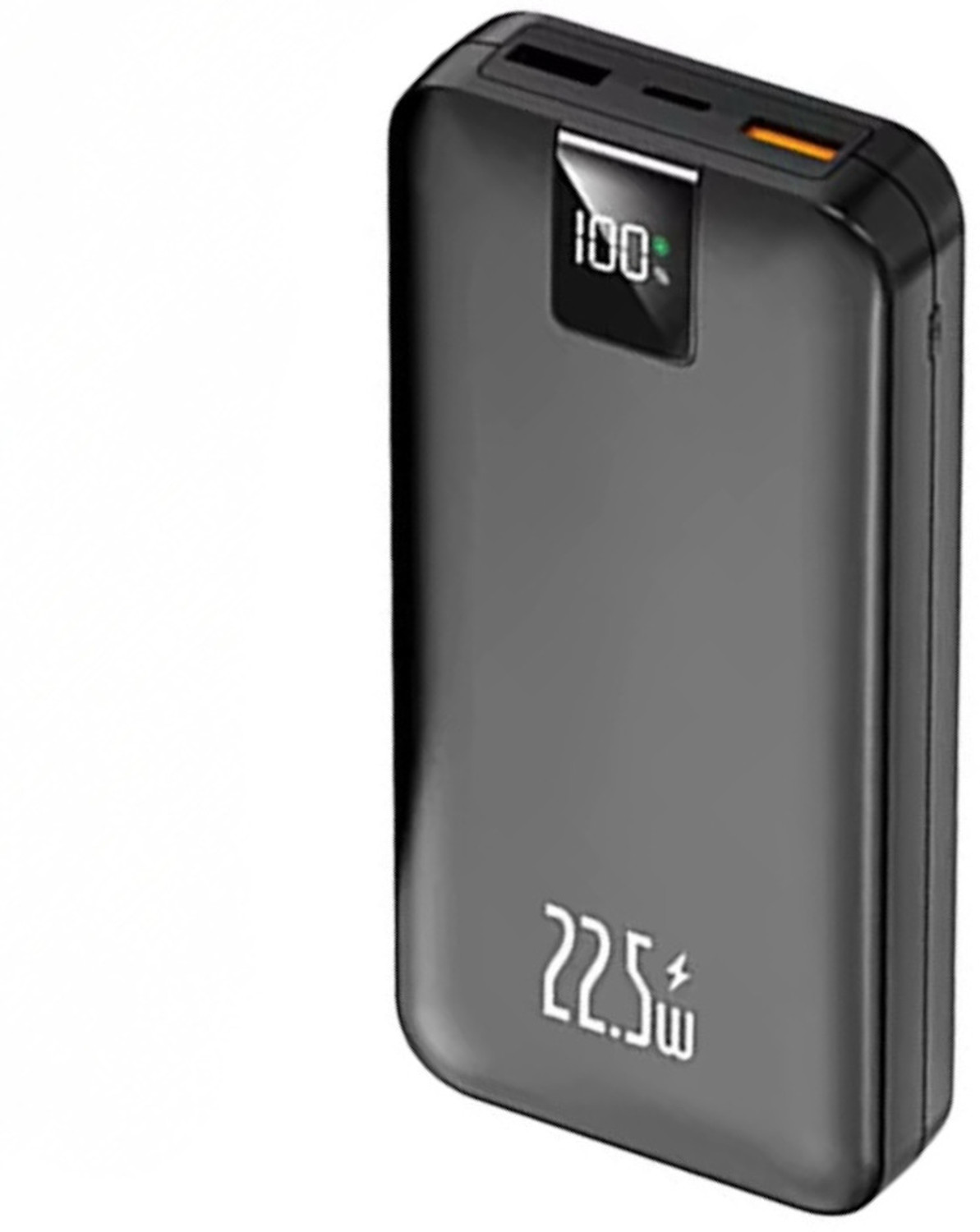 Image of MI8BE 20000 mAh 22.5 W Compact Pocket Size Power Bank (White, Lithium Polymer, Quick Charge 4.0, Power Delivery 3.0, Fast Charging for Mobile, Earbuds, Smartwatch, Smartband, Speaker)