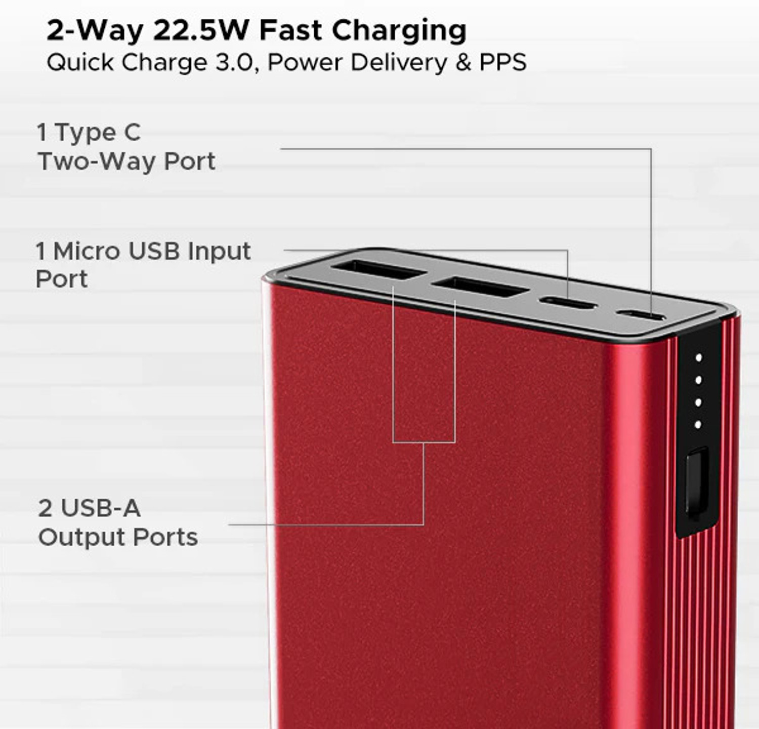 Image of AMYTEL 50000 mAh 65 W Compact Power Bank (Blue, Lithium-ion, Fast Charging for Mobile, Smartwatch, Speaker, Tablet, Trimmer)